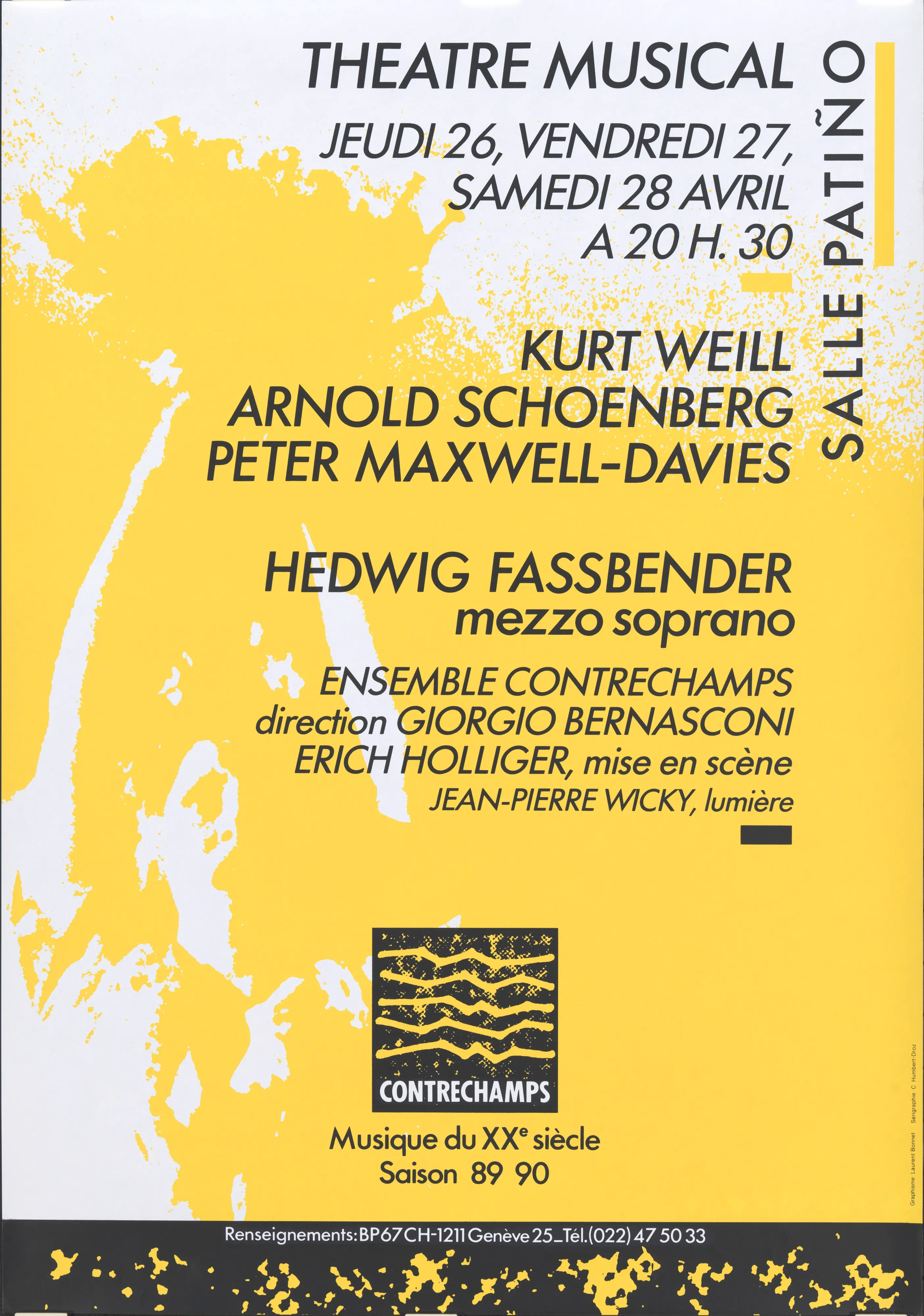 Théâtre musical, Hedwig Fassbender mezzo soprano