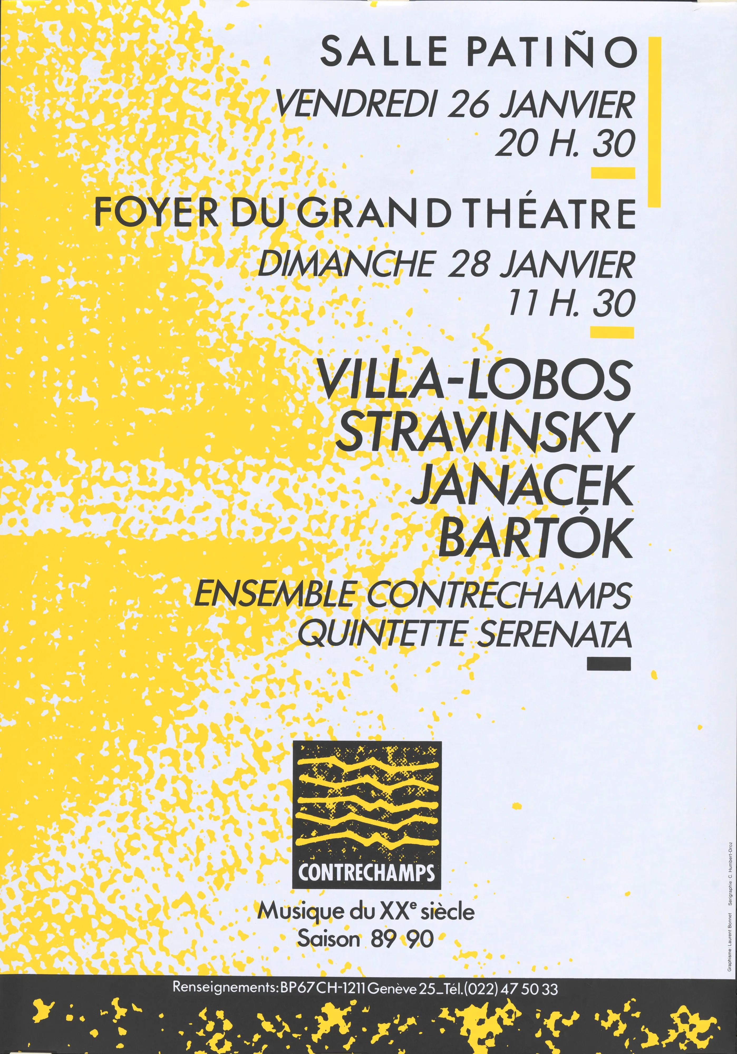 Ensemble Contrechamps, Quintette Serenata