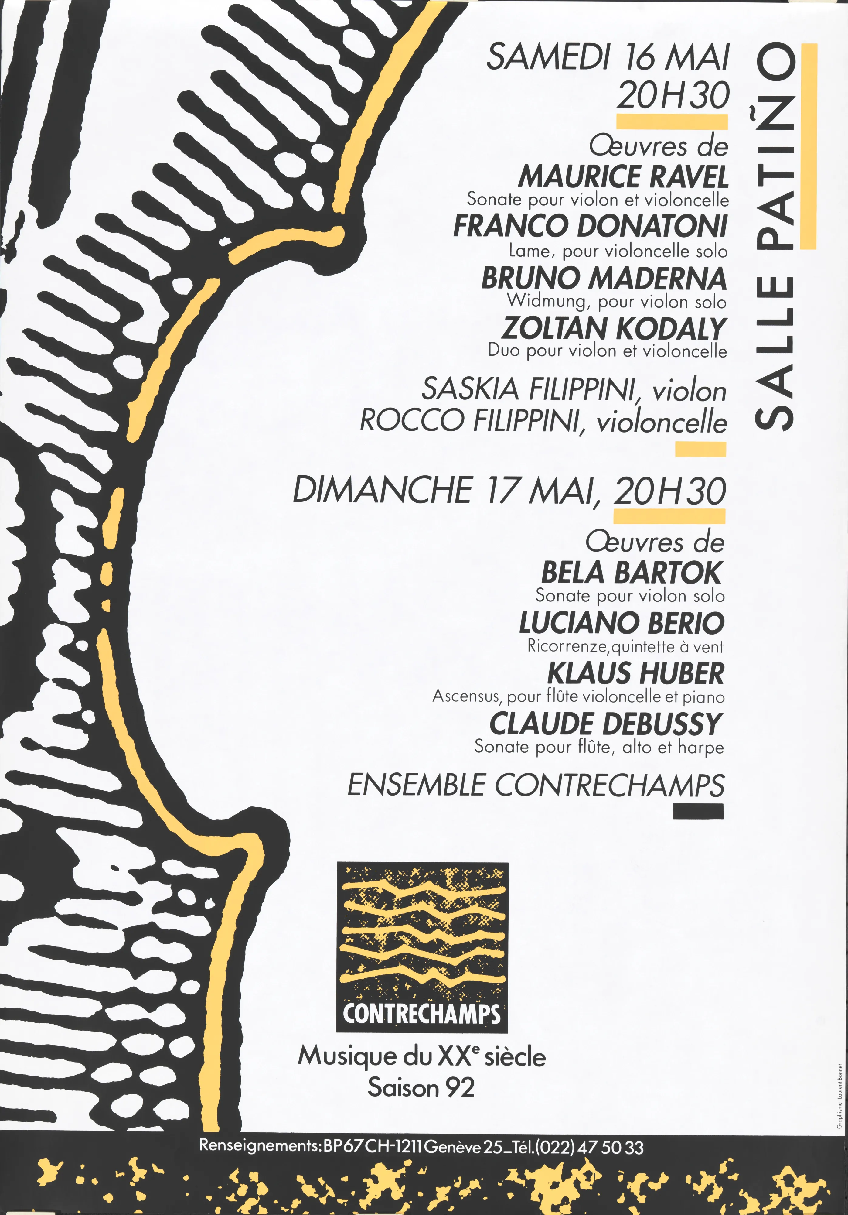 Saskia Filipini violon, Rocco Filipini violoncelle