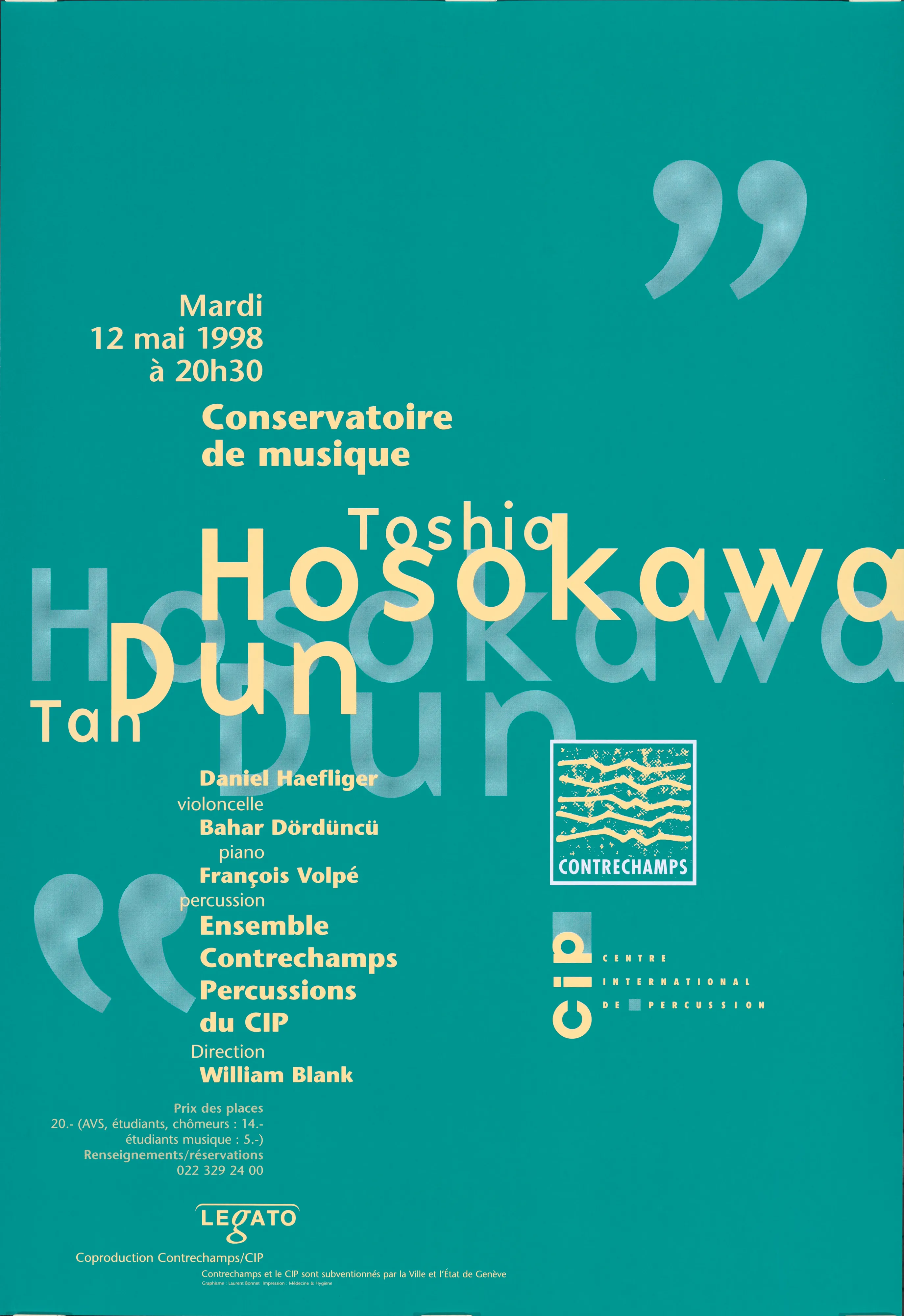 Toshio Hosokawa, Tan Dun