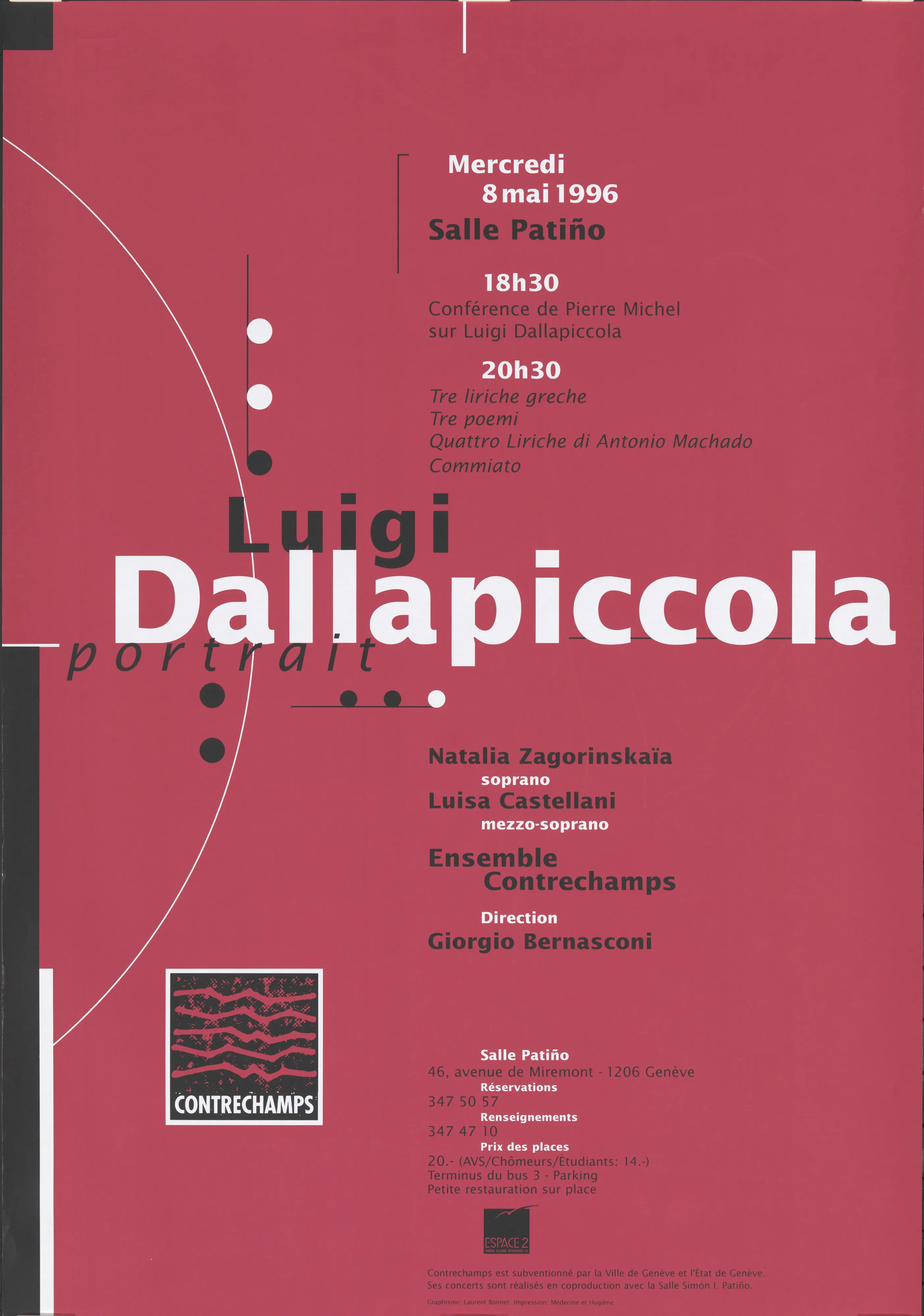 Luigi Dallapiccola, Natalia Zagorinskaïa soprano