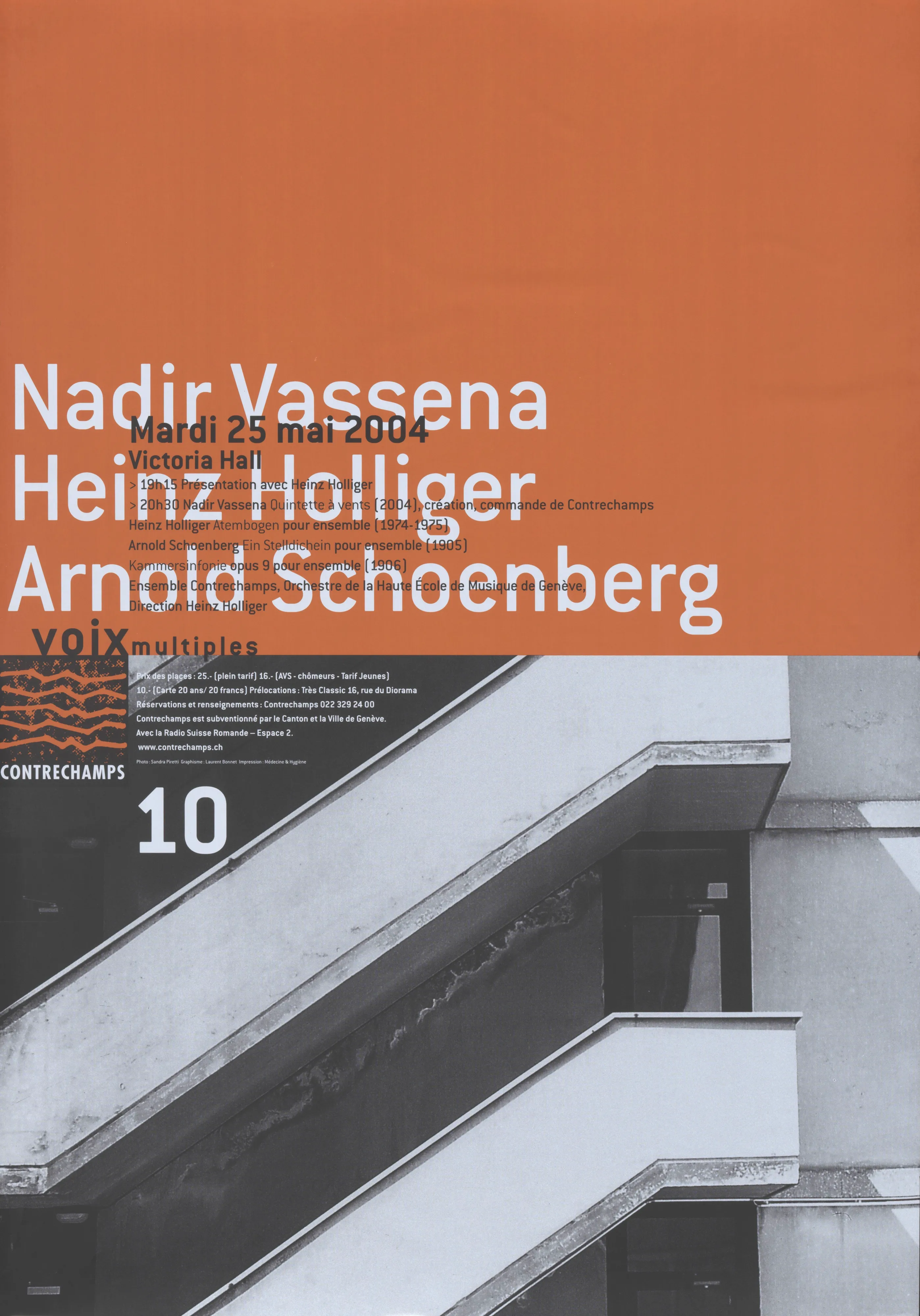 Vassena, Holliger, Schoenberg