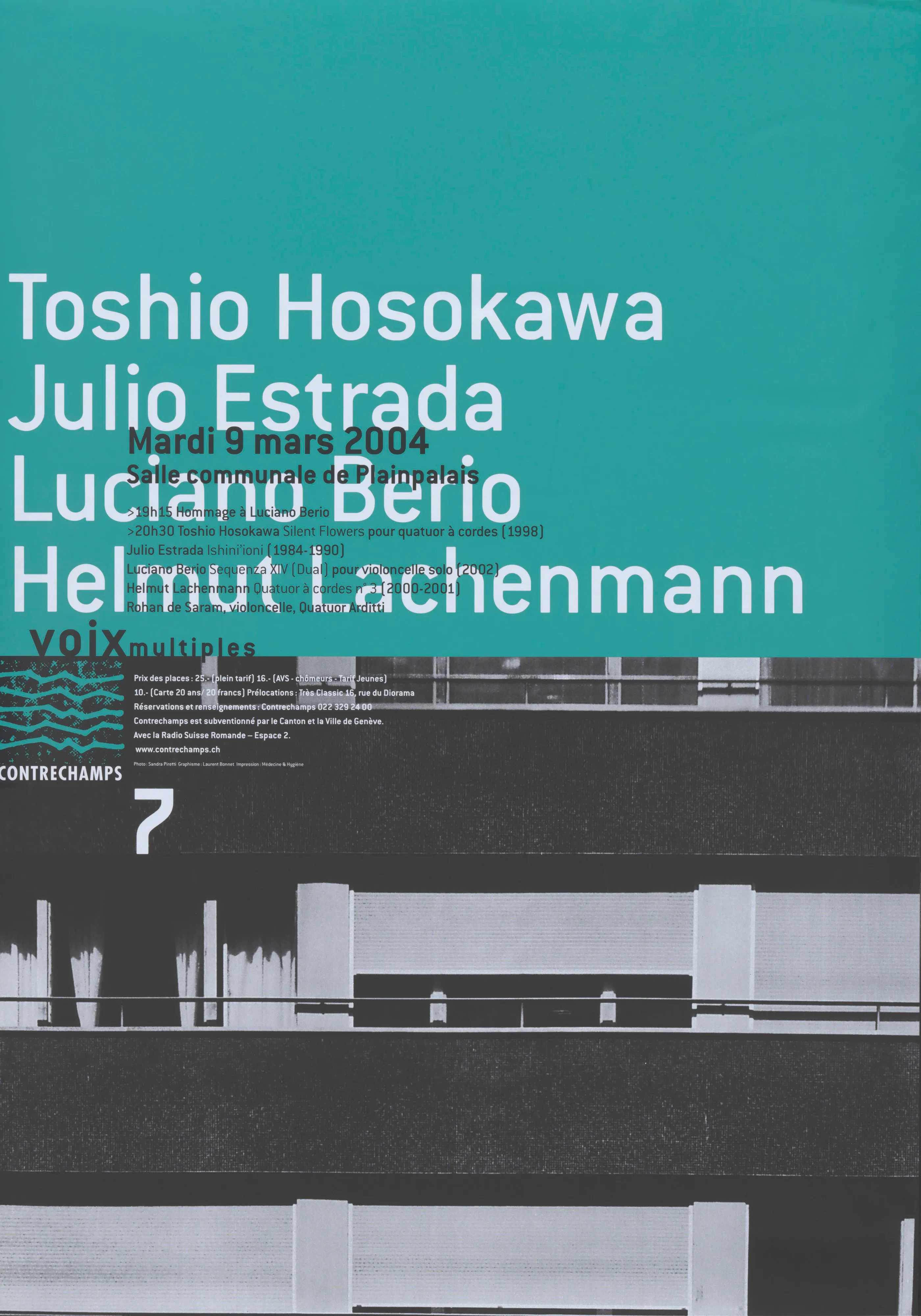 Hosokawa, Estrada, Berio, Lachenmann
