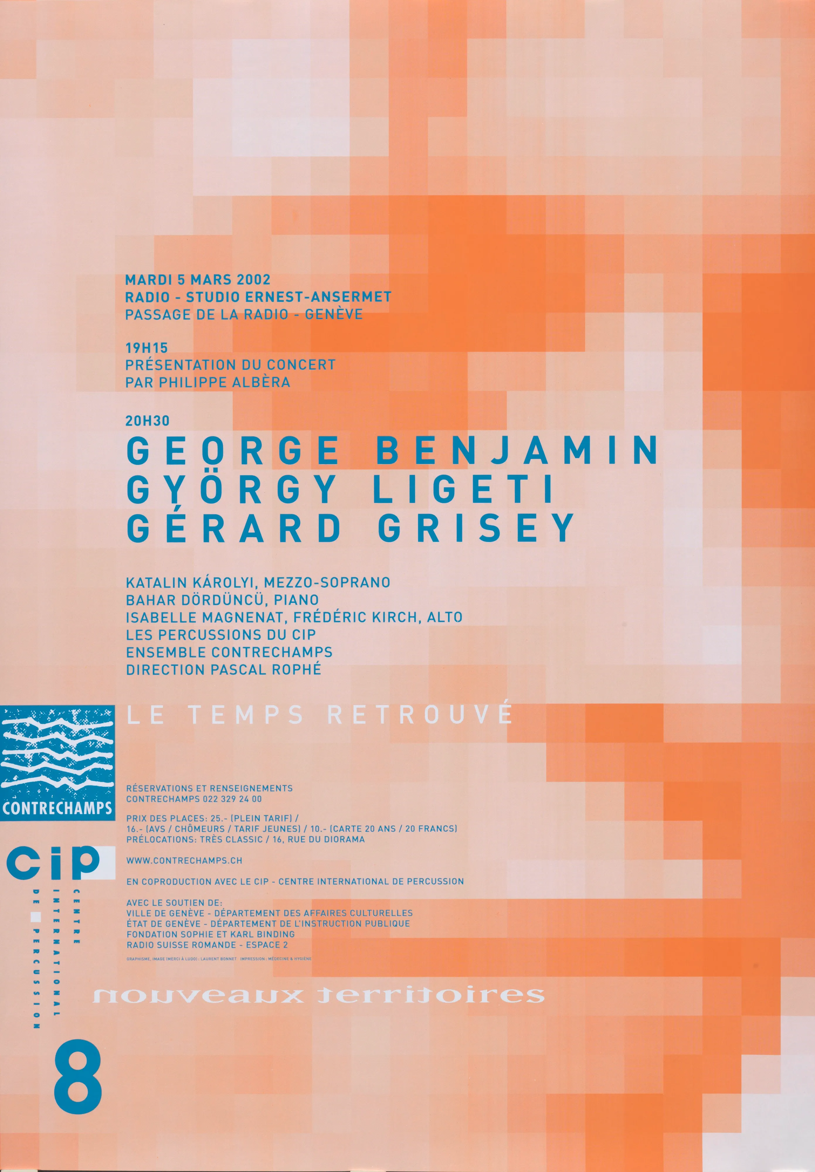 Benjamin, Ligeti, Grisey