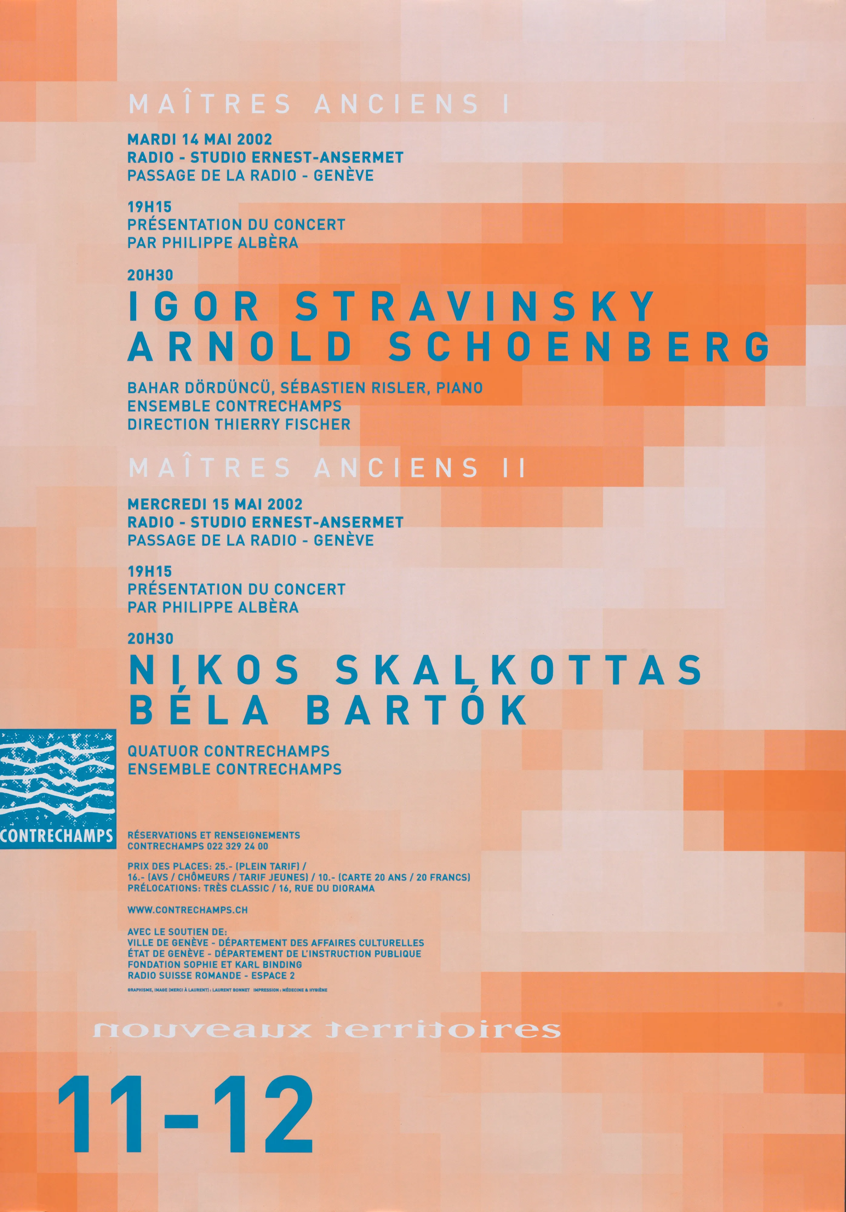 Stravinsky, Schoenberg, Skalkottas, Bartók
