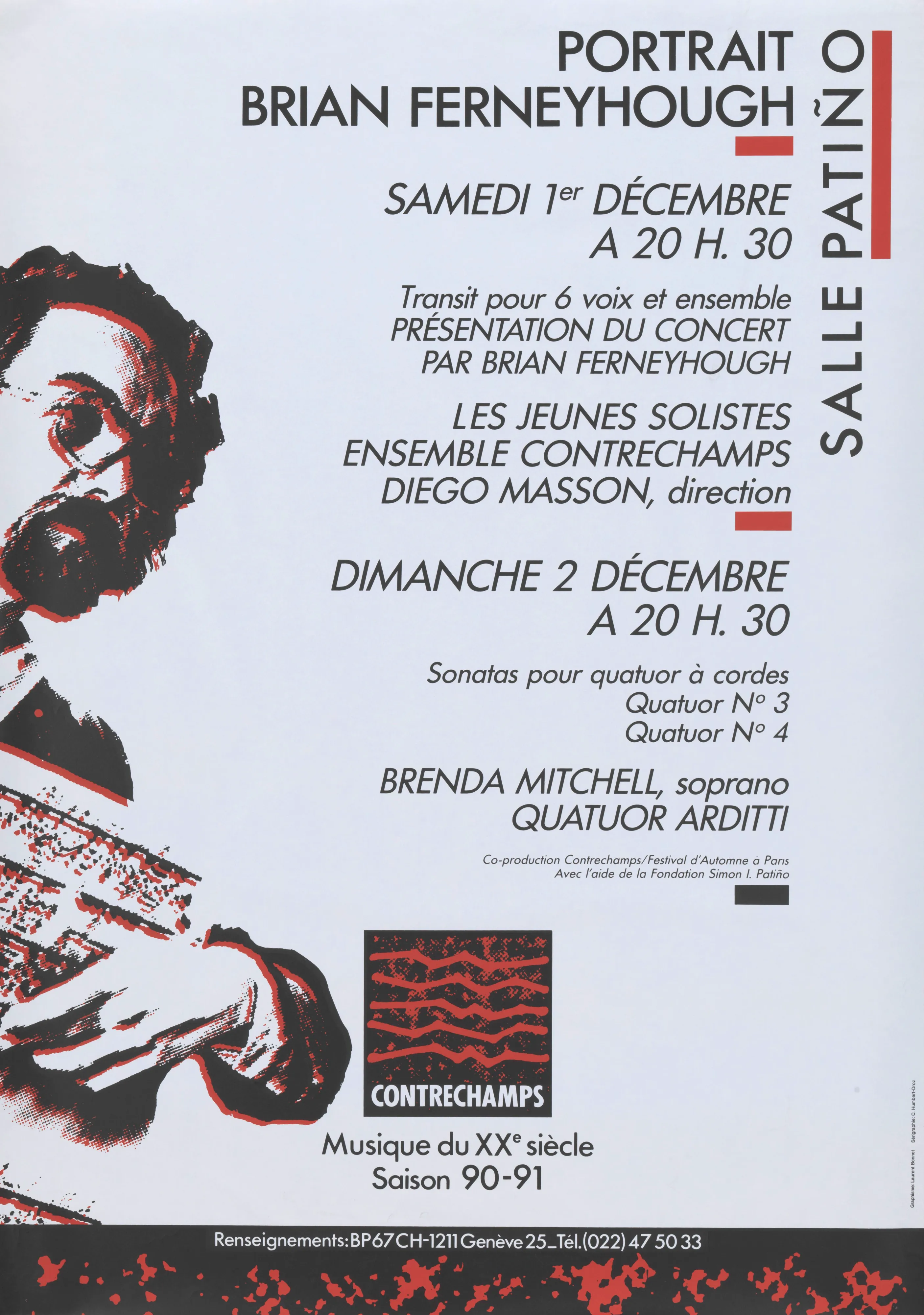 Portrait Brian Ferneyhough, Les Jeunes solistes