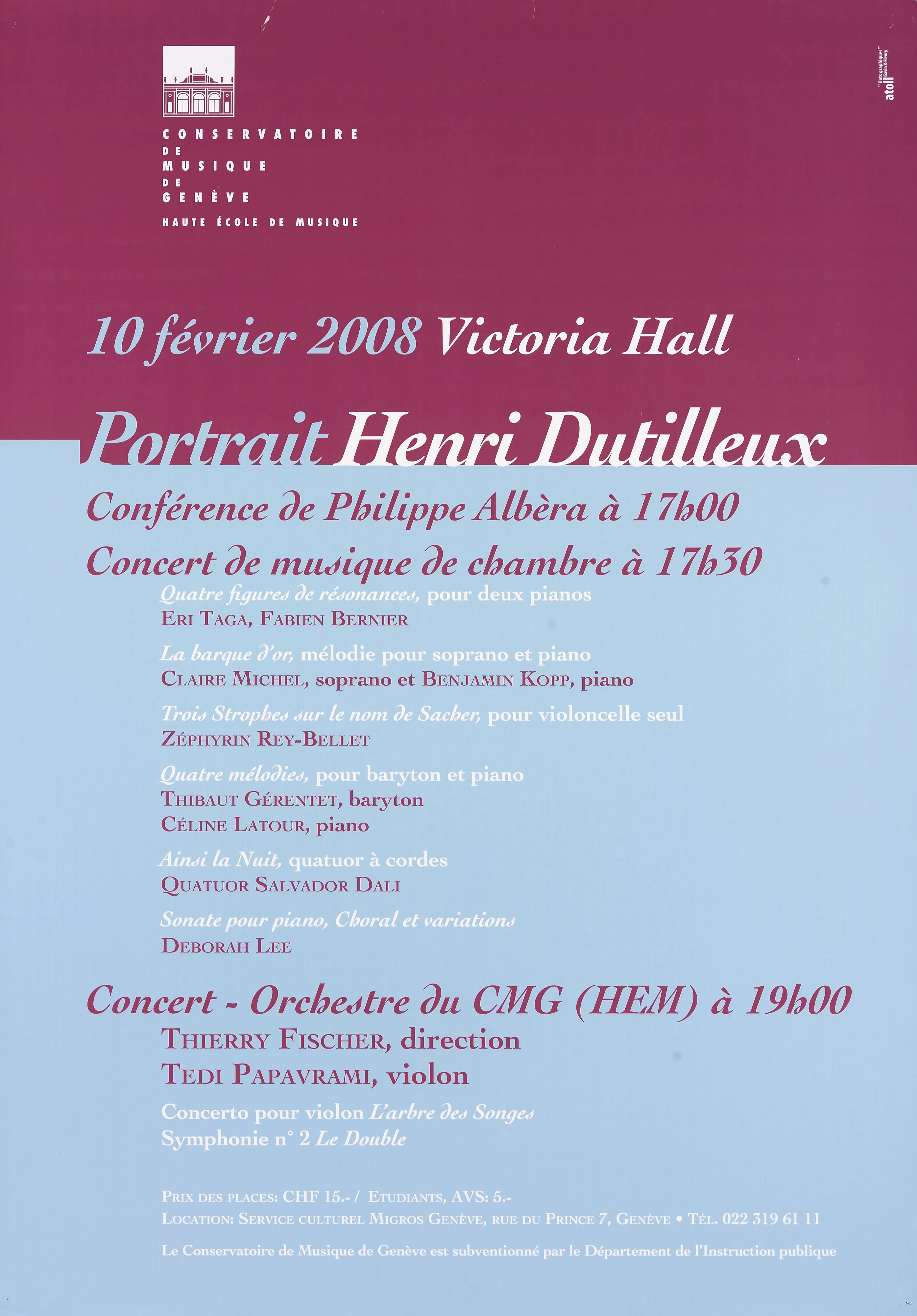 Portrait Henri Dutilleux