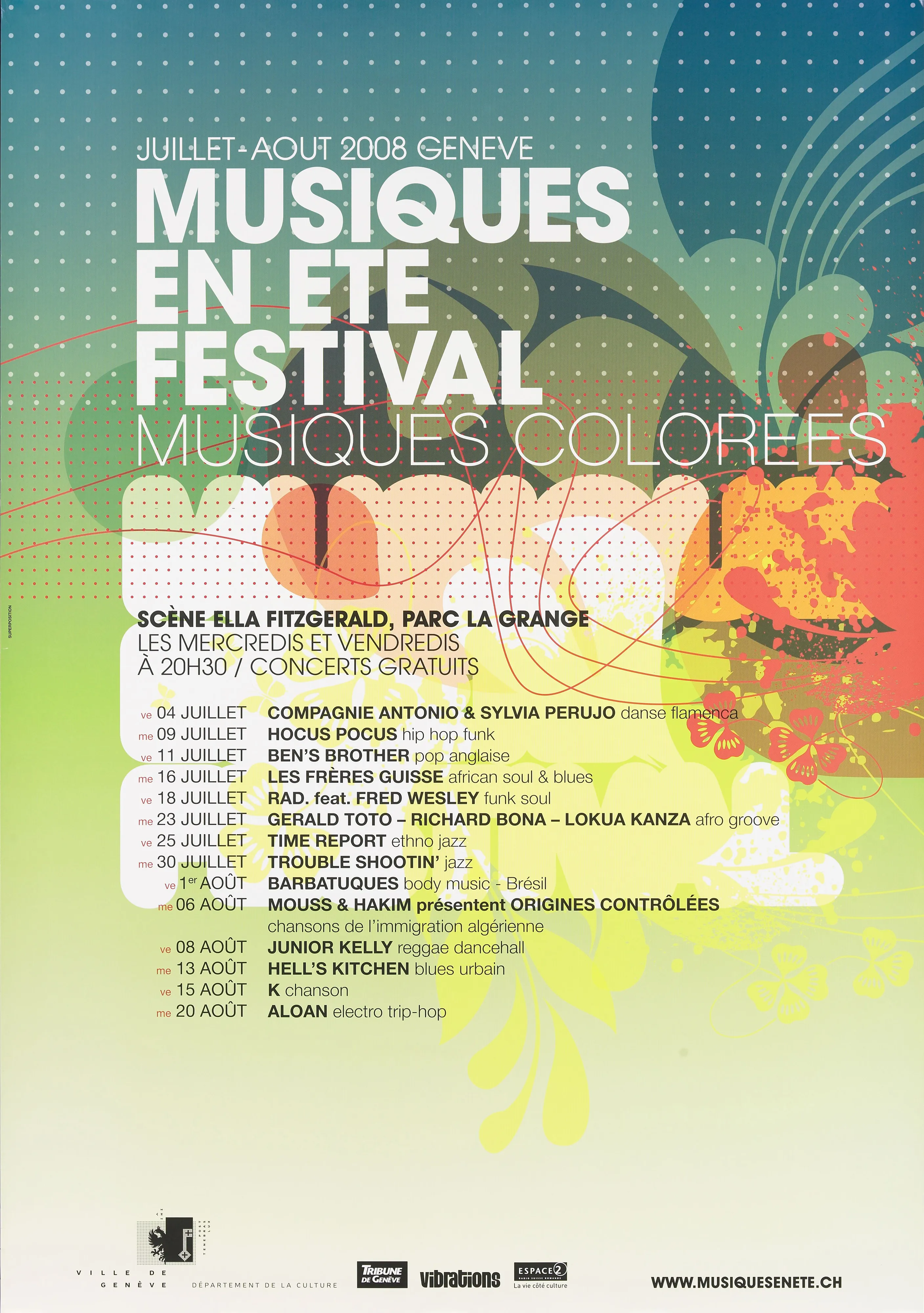 Musiques en été Festival. Musiques colorées