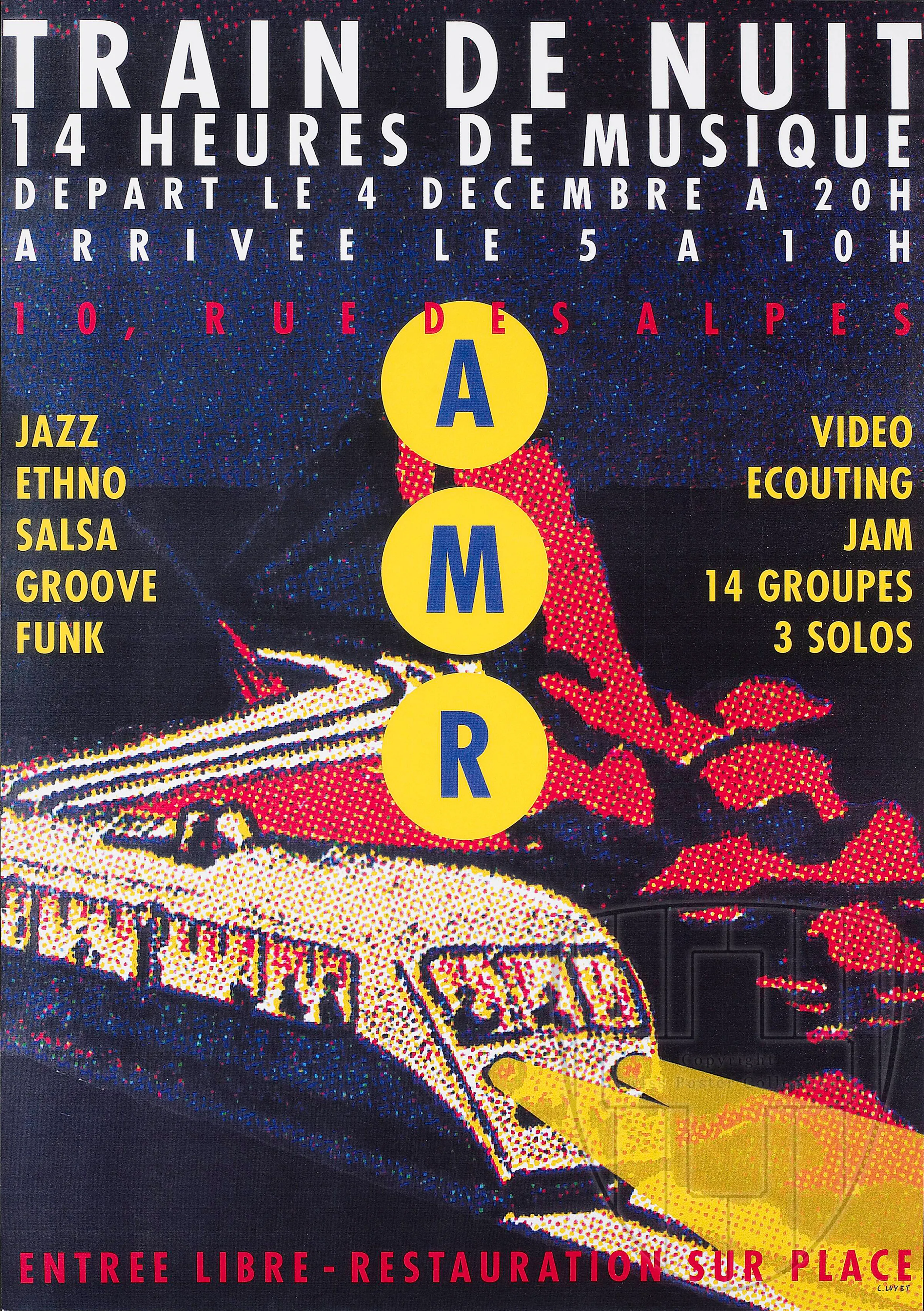 Train de nuit, 14h de musique