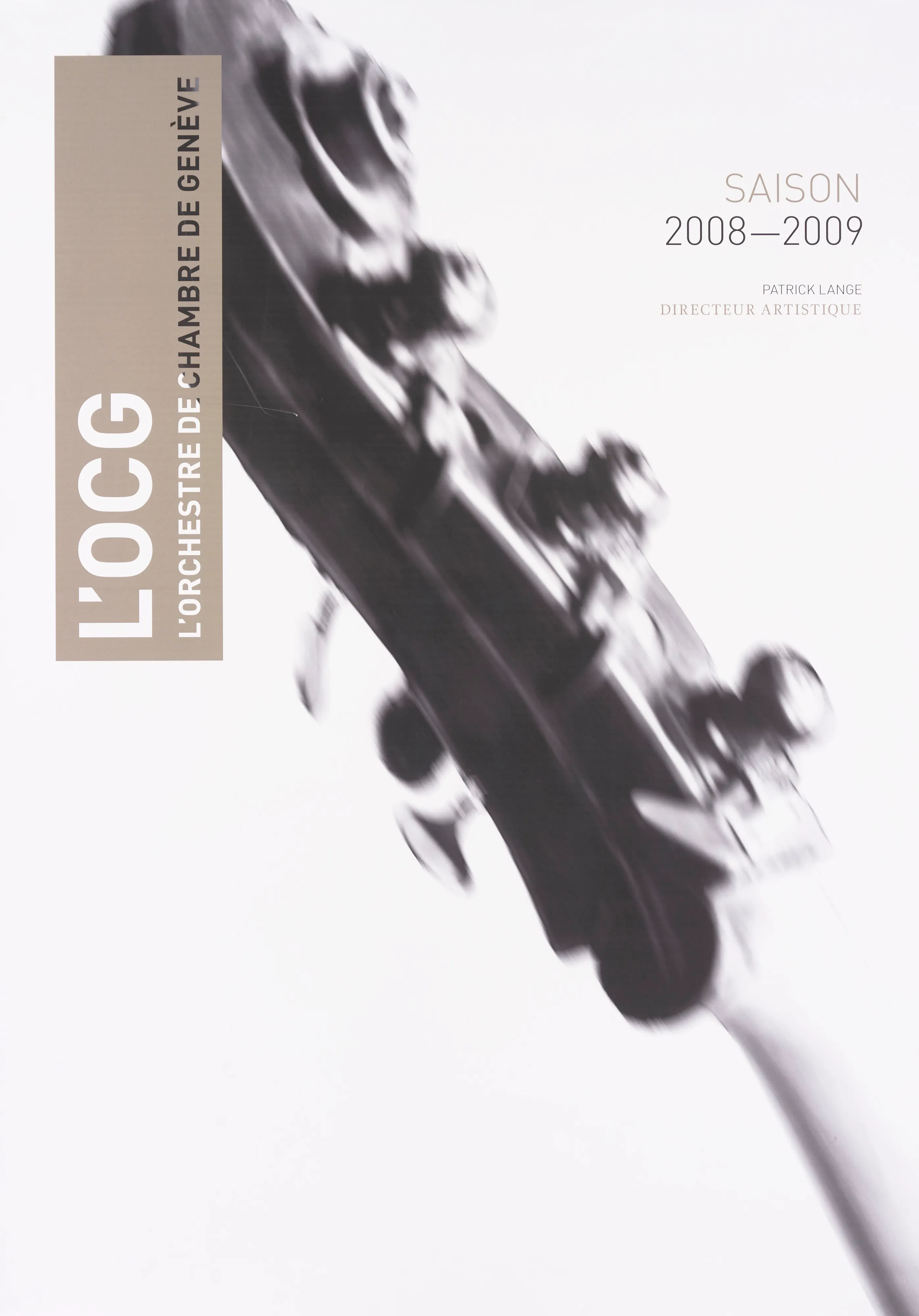 L’OCG. L’Orchestre de chambre de Genève