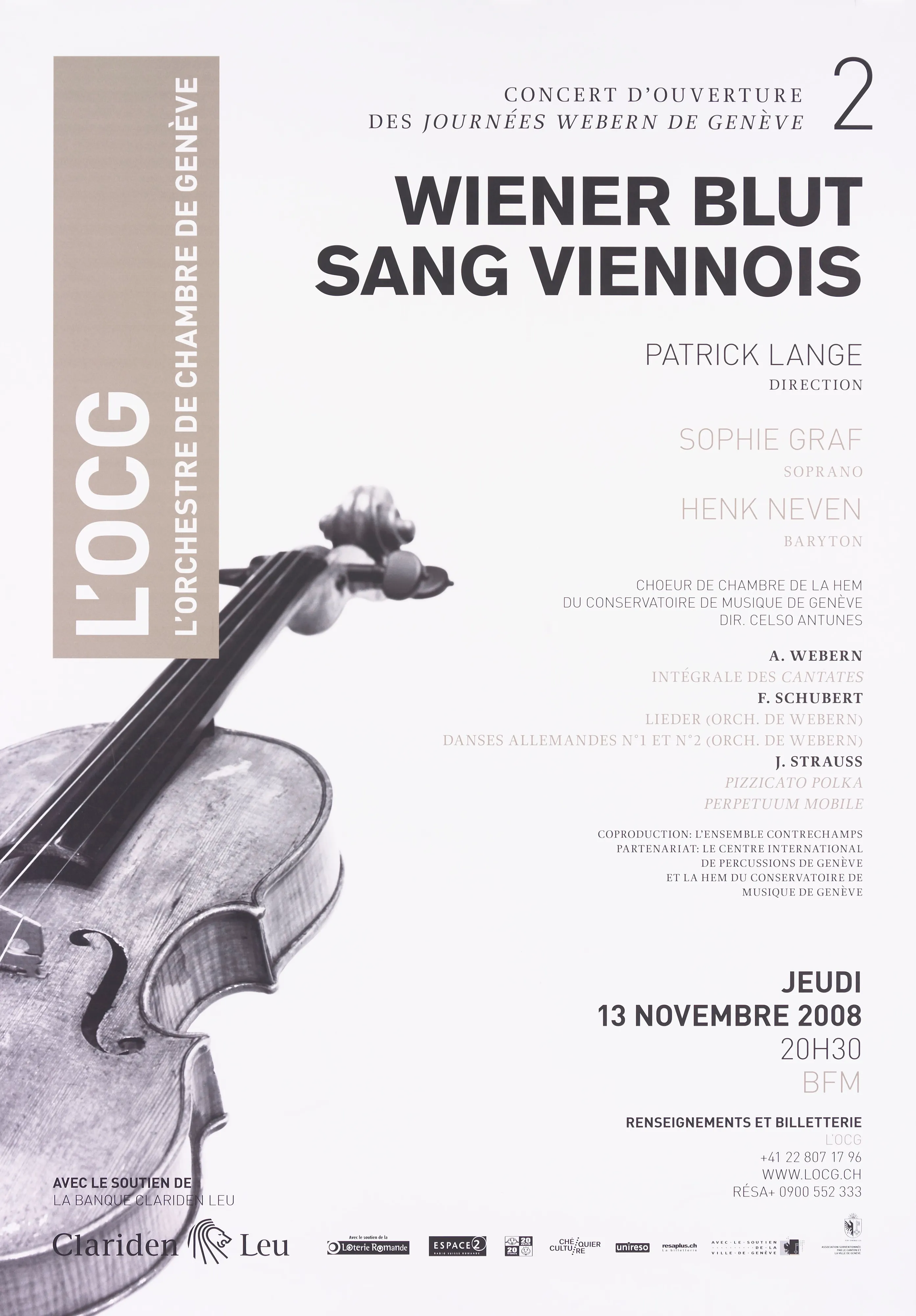 L’OCG. Wiener Blut. Sang Viennois