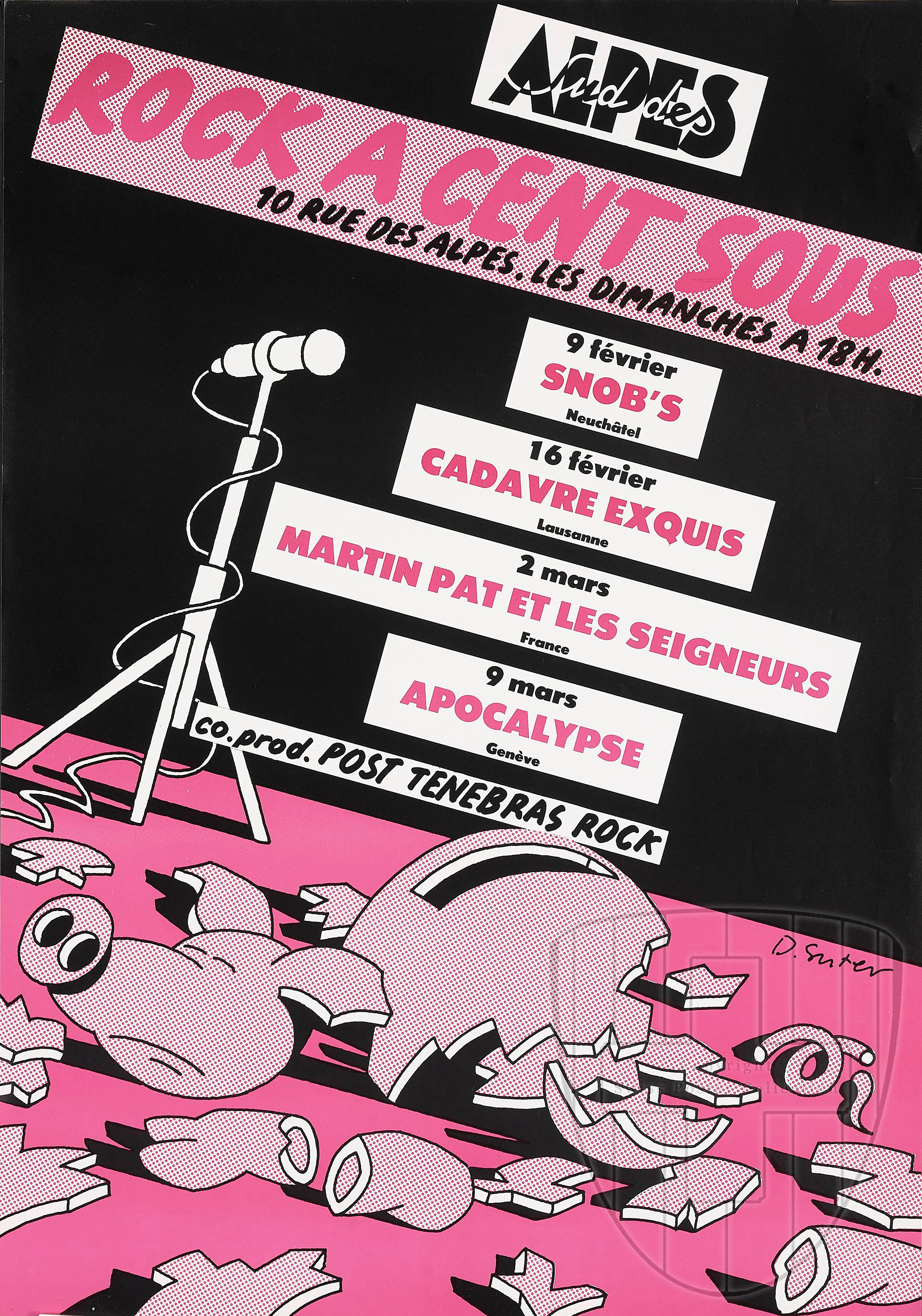 Sud des Alpes, rock à cent sous