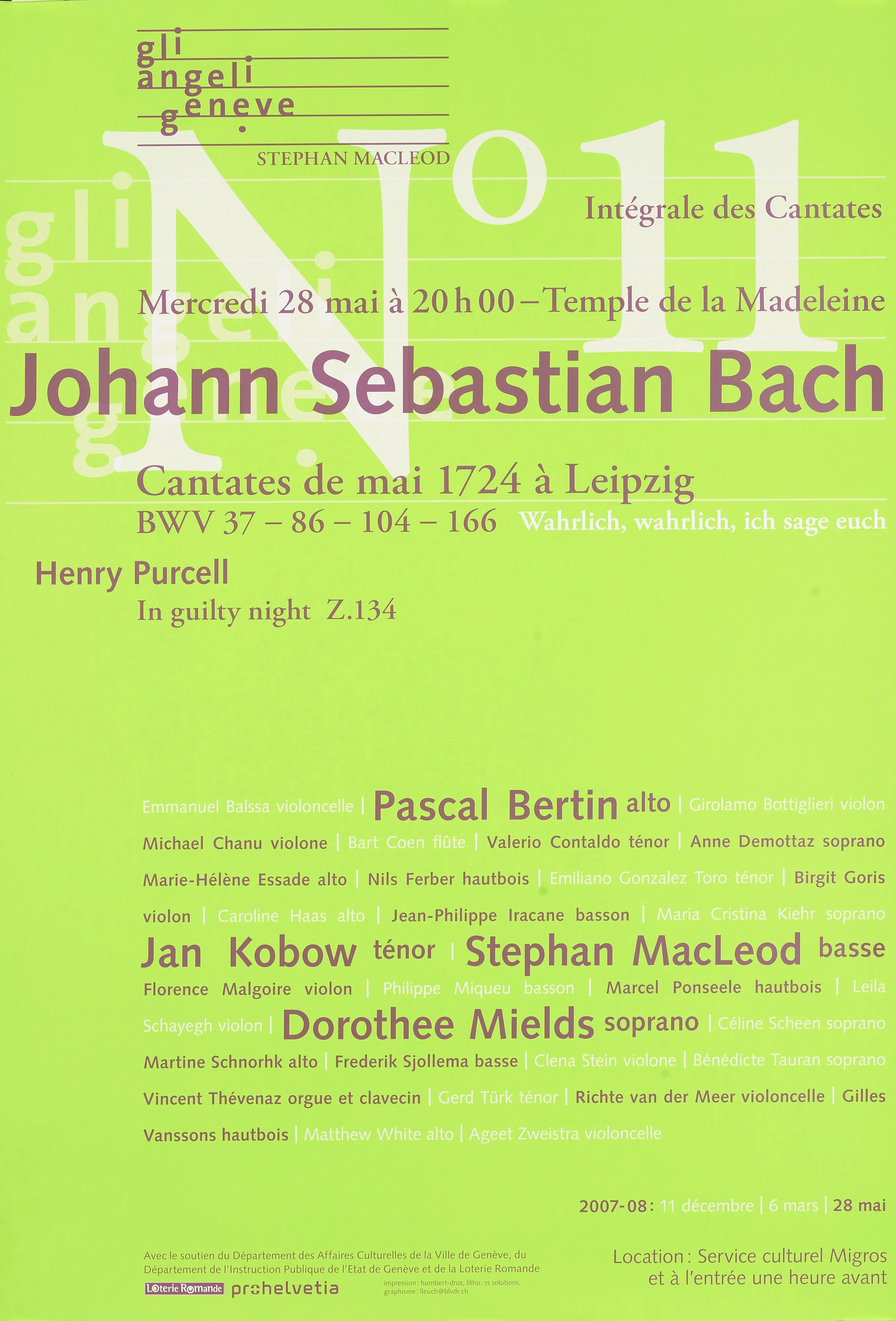 No 11. Johann Sebastian Bach