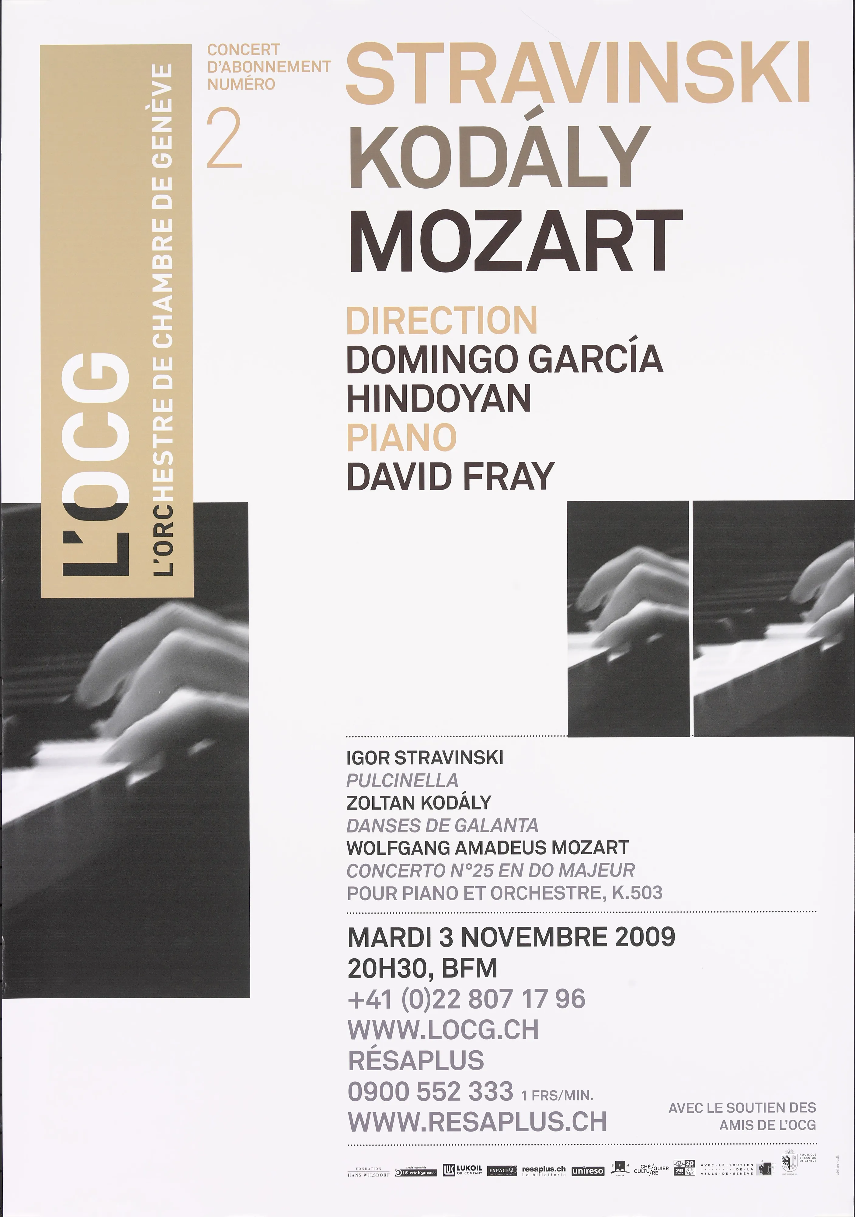 Stravinski. Kodály. Mozart