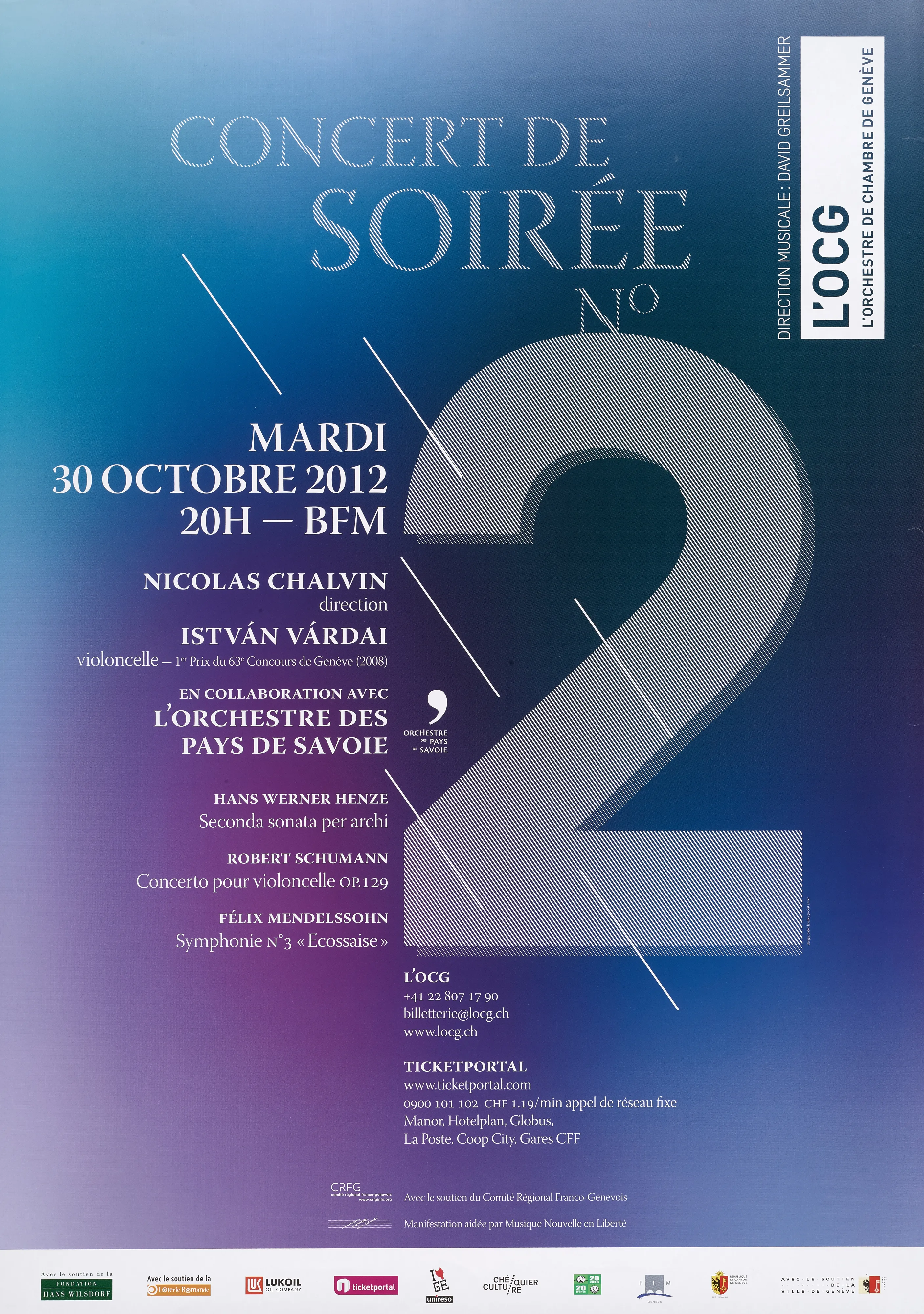 Concert de soirée No. 2, Nicolas Chalvin direction