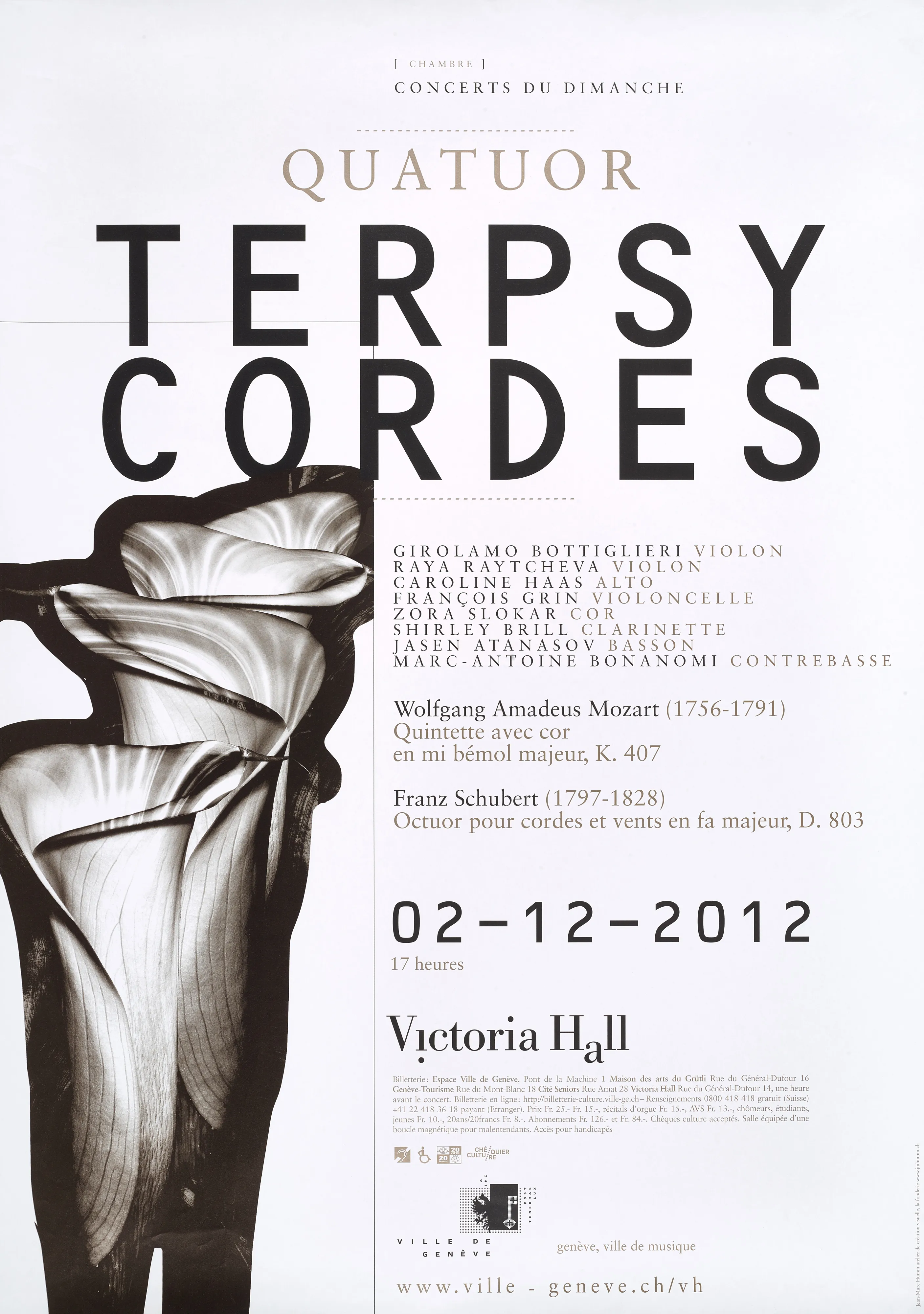 Concerts du dimanche, Chambre