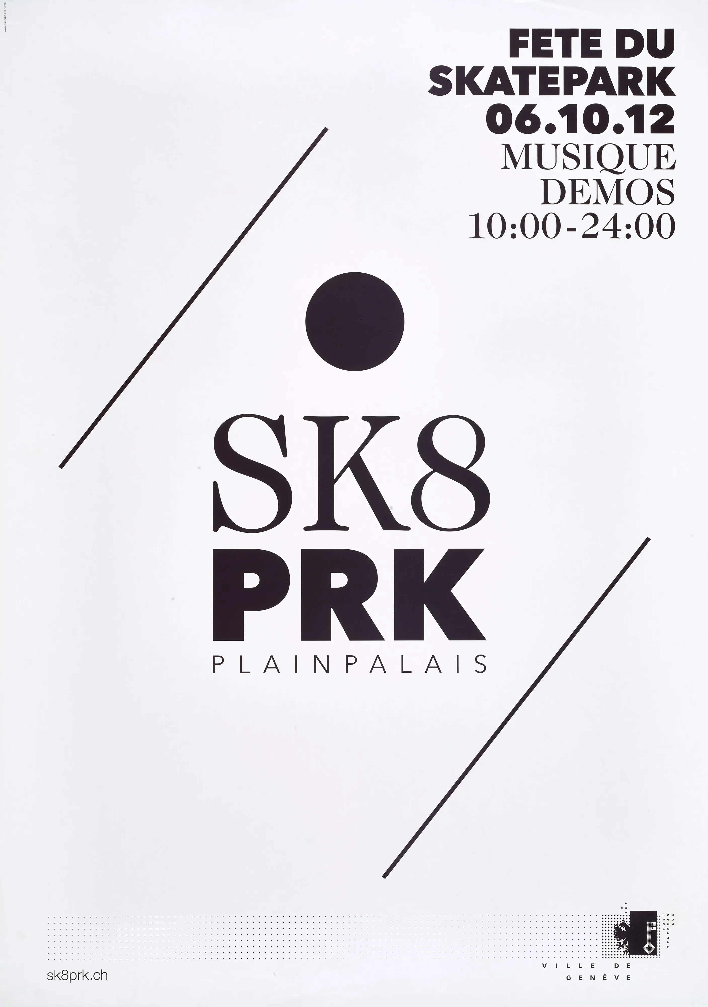 SK8PRK Plainpalais, Fête du skatepark