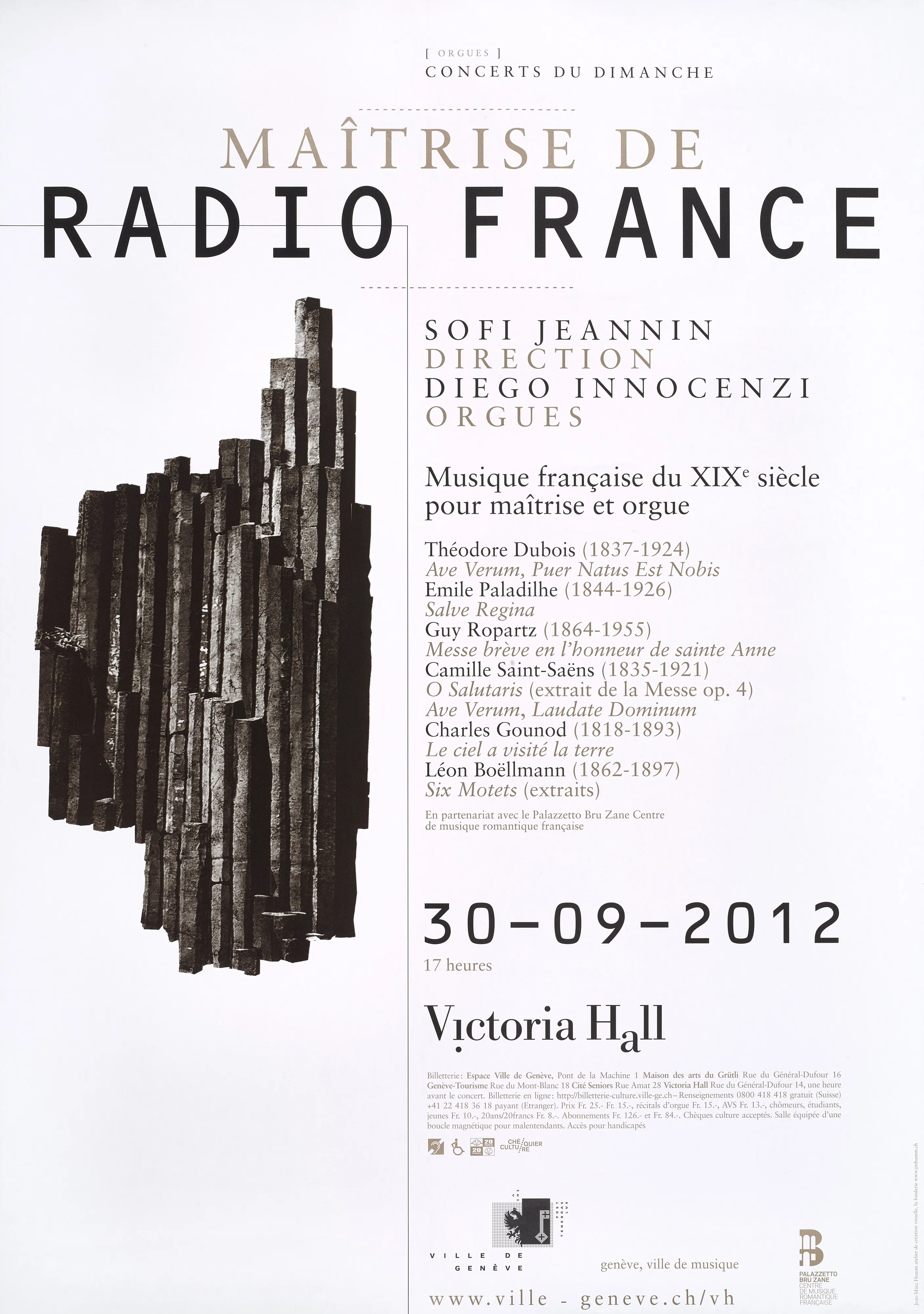 Concerts du dimanche, Orgues