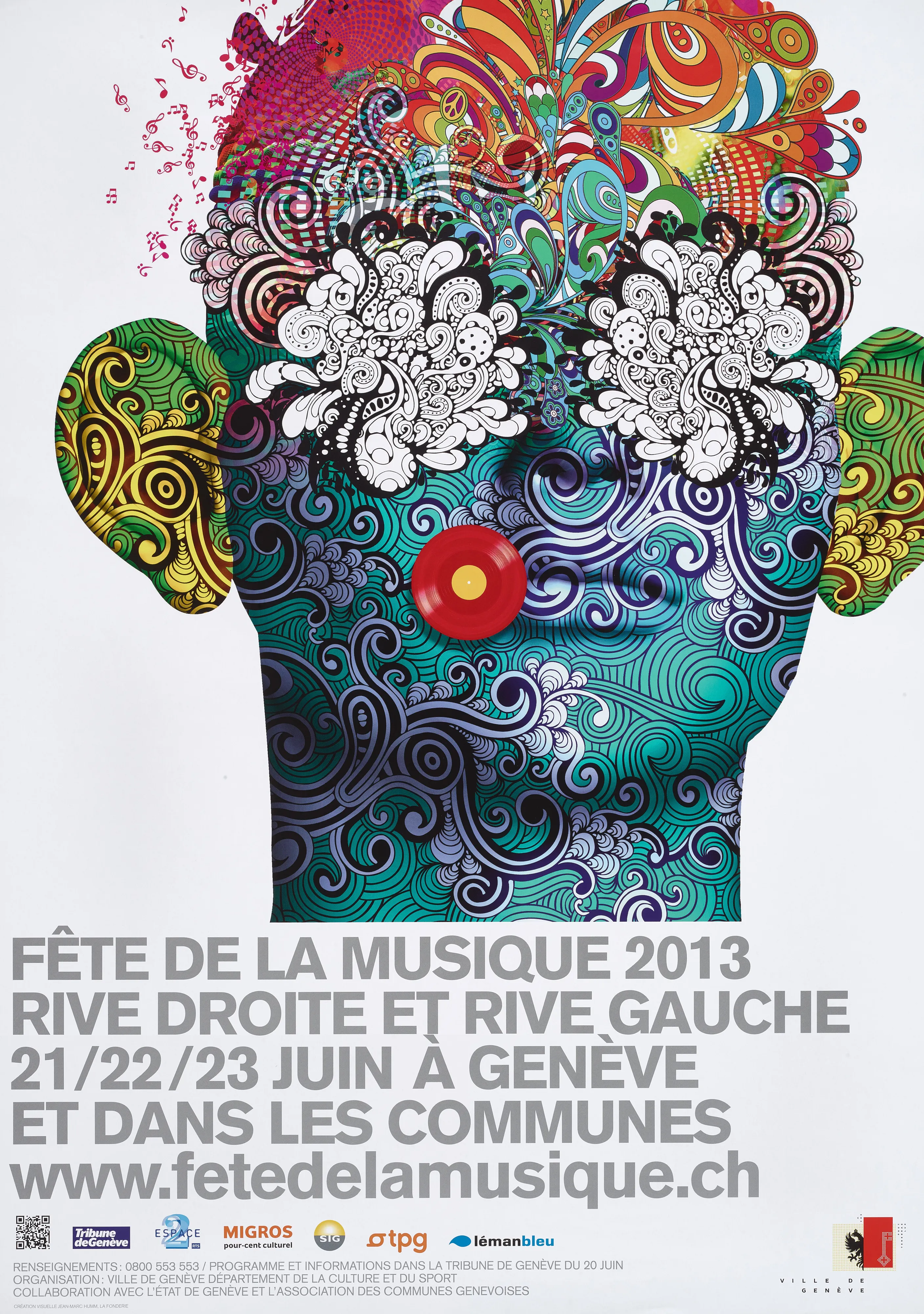 Fête de la musique 2013, Rive droite et rive gauche et dans les communes
