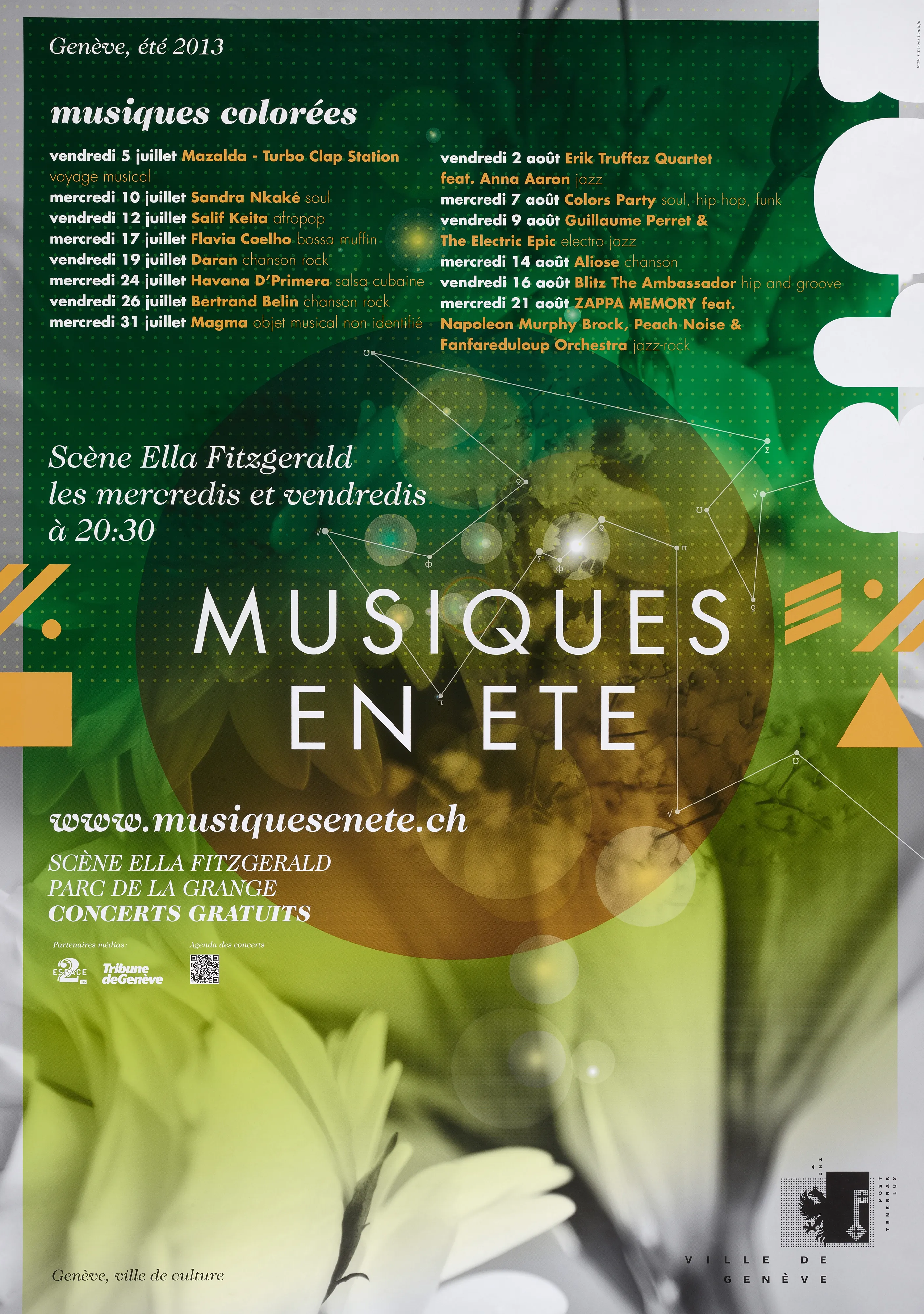 Musiques en été, Musiques colorées