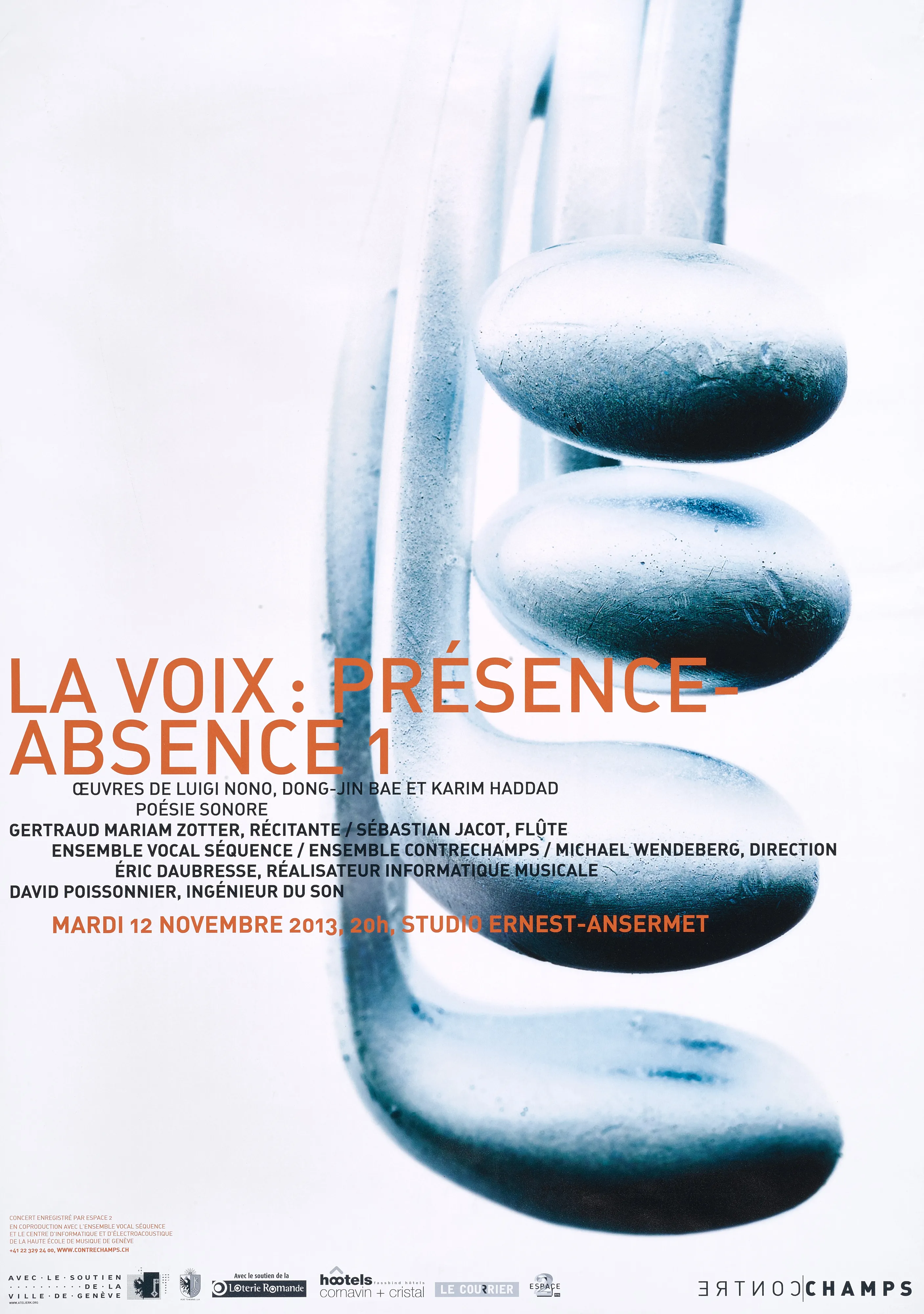 La voix : Présence – Absence 1, poésie sonore