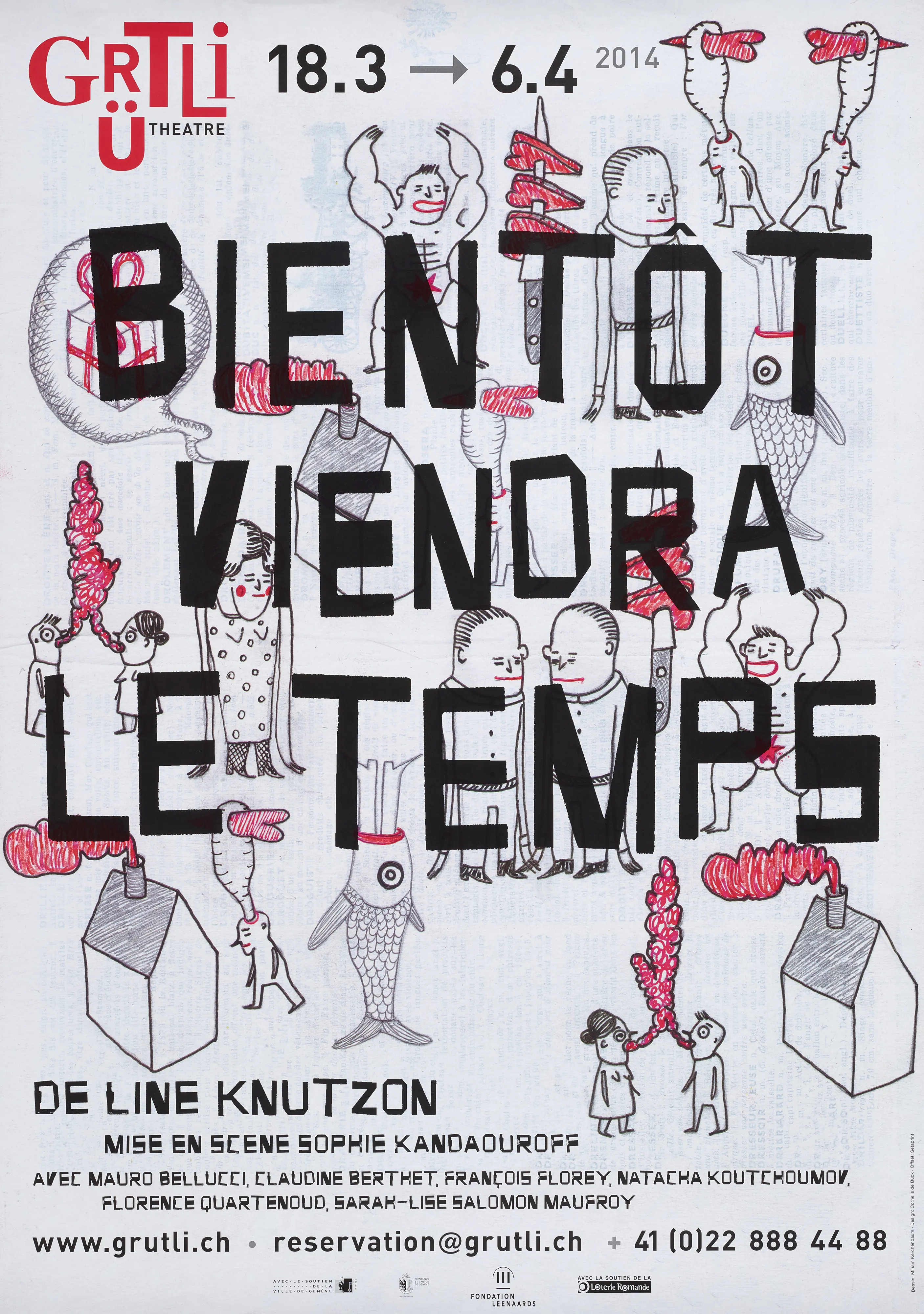 Bientôt viendra le temps de Line Knutzon, mise en scène Sophie Kandaouroff