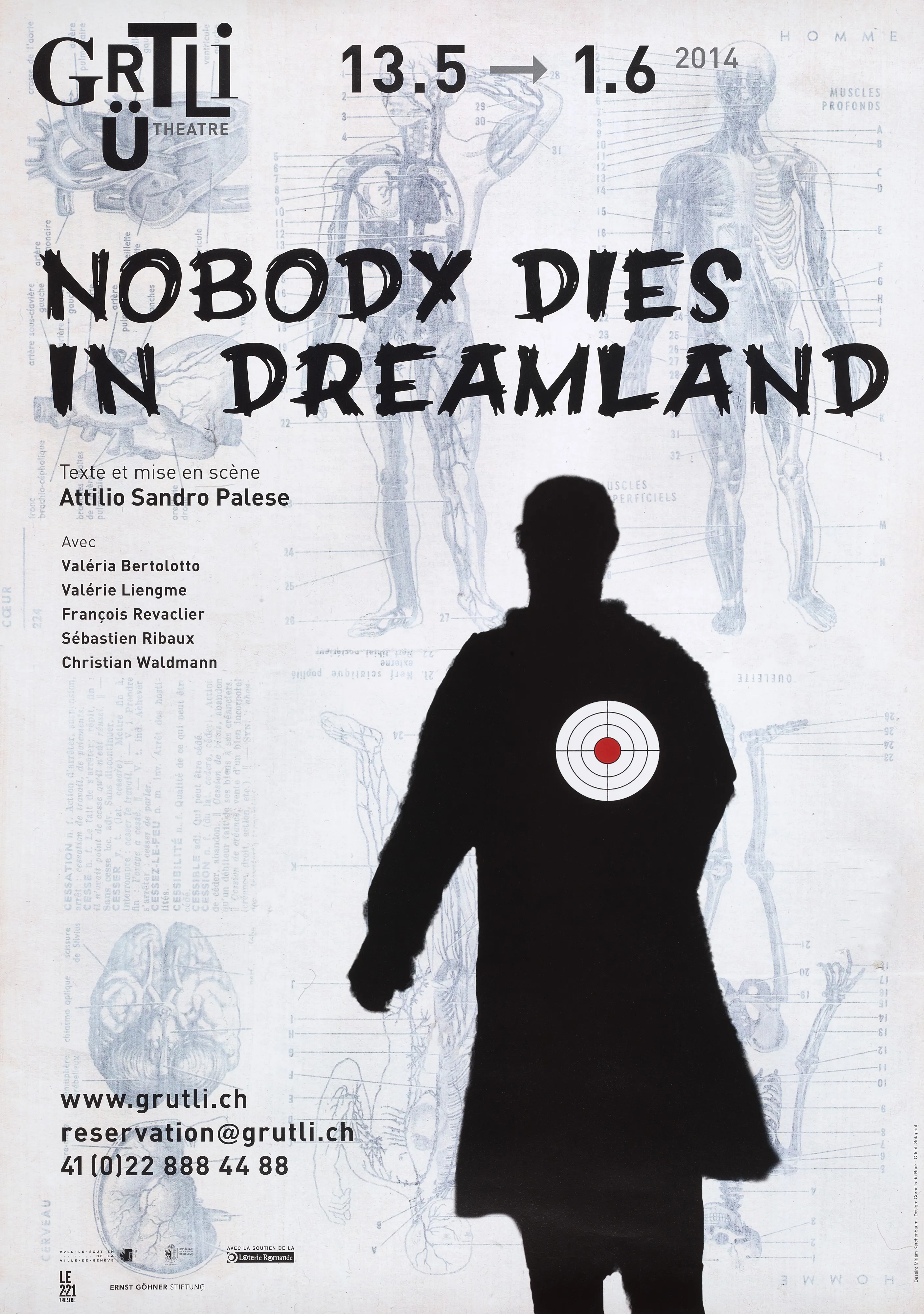 Nobody dies in Dreamland, texte et mise en scènee Attilio Sandro Pavèse