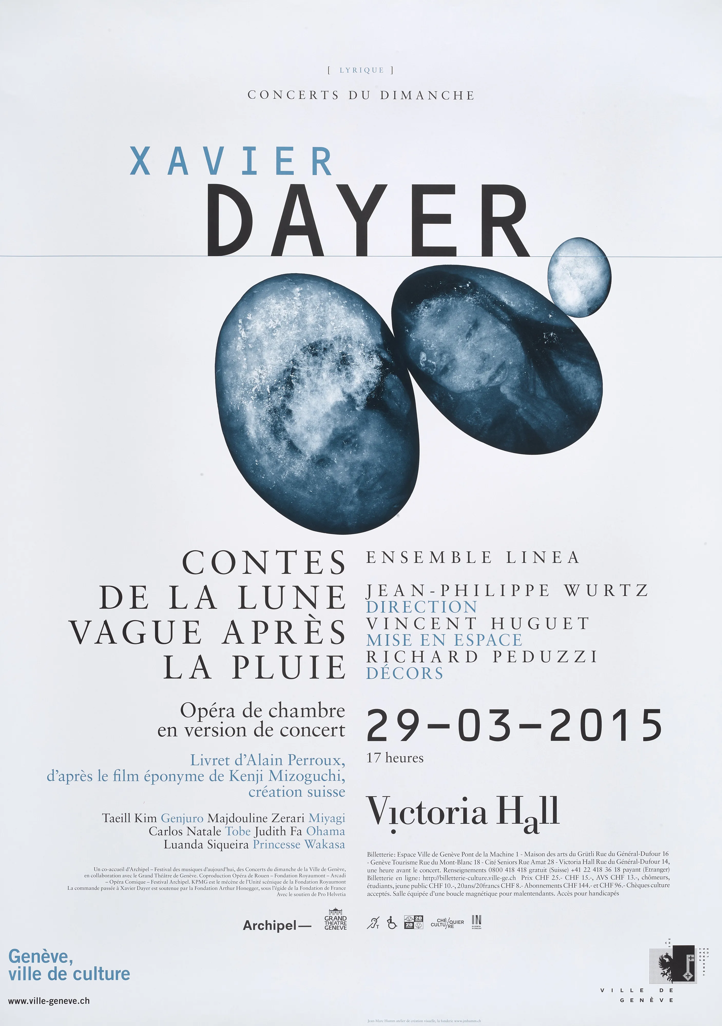 Contes de la lune vague après la pluie, Opéra de chambre en version de concert