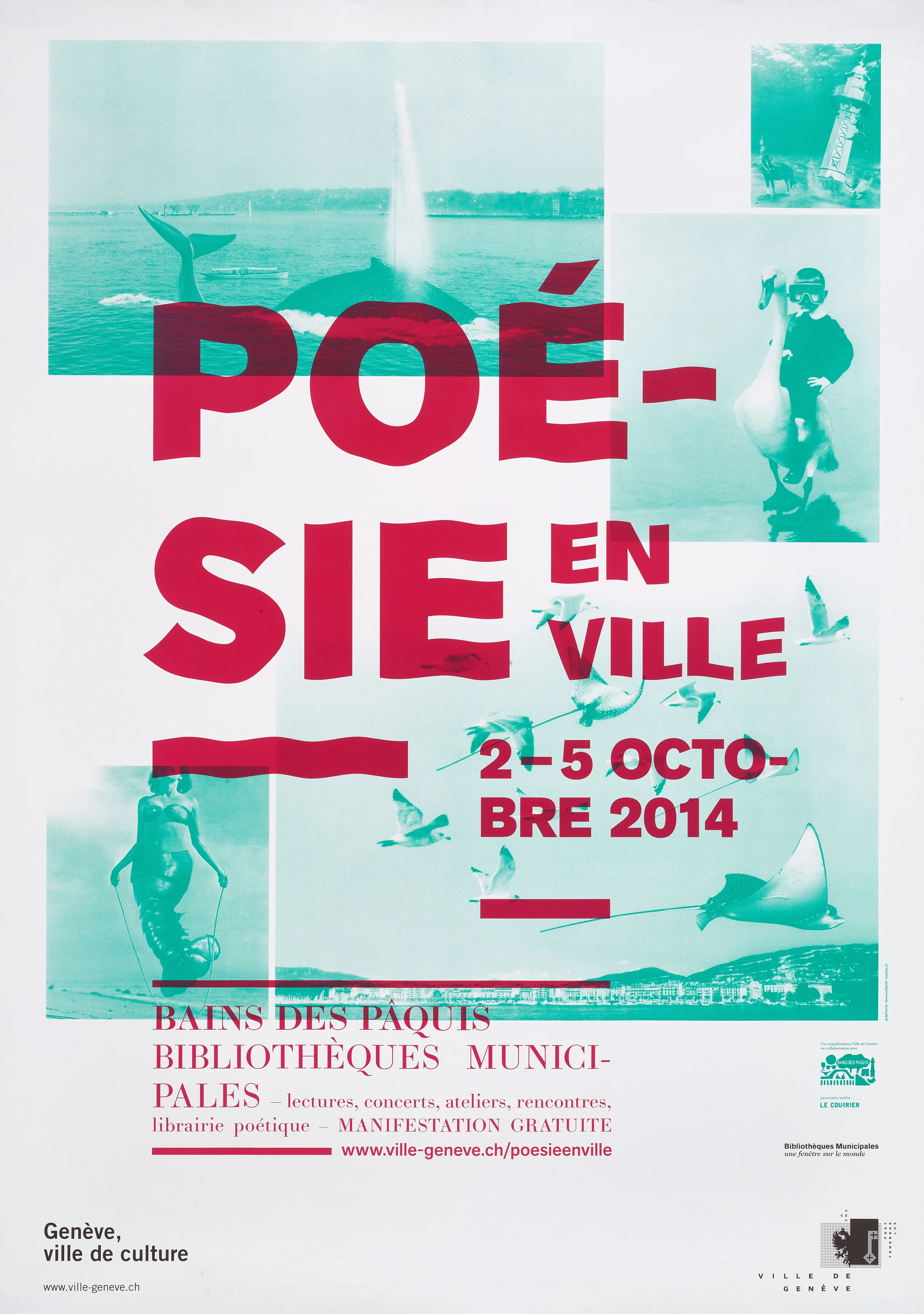 Poésie en ville, lectures