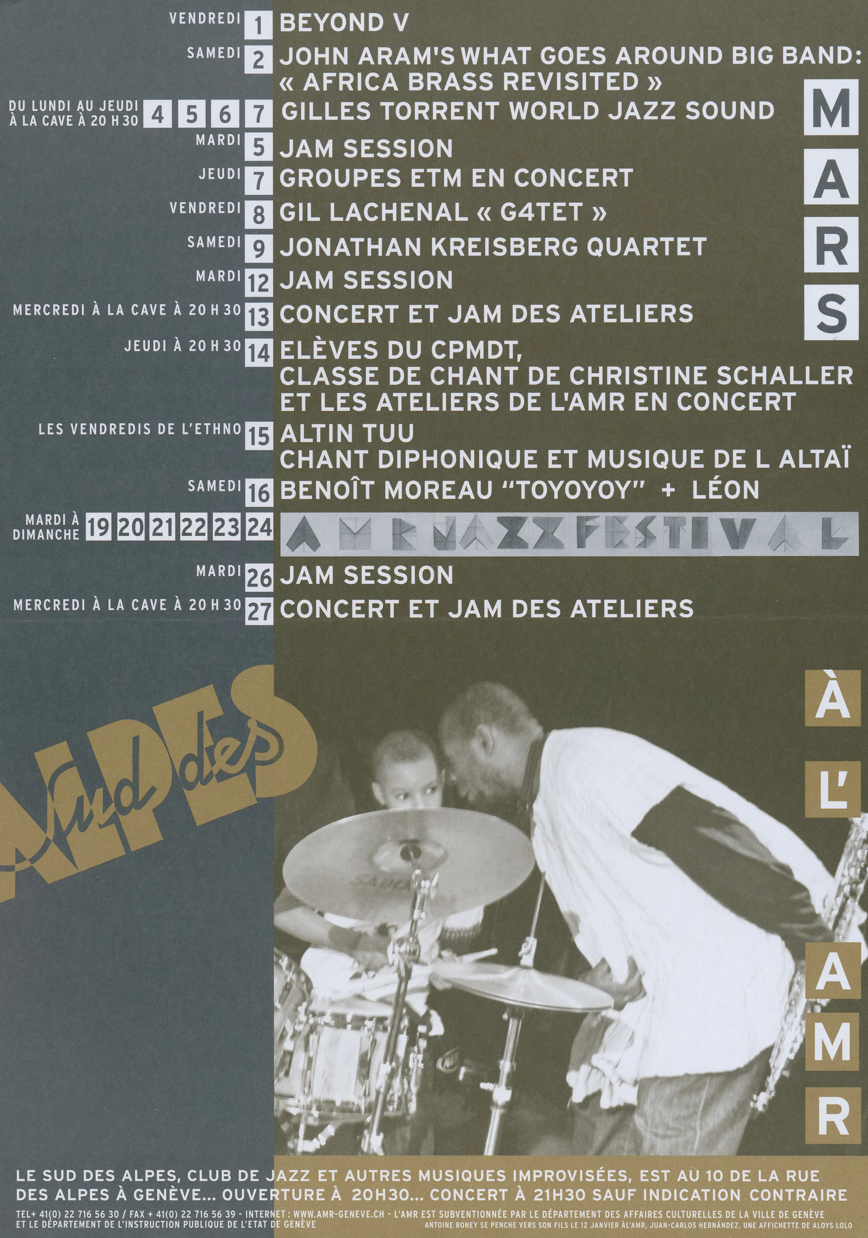 AMR Sud des Alpes, club de jazz et autres musiques improvisées