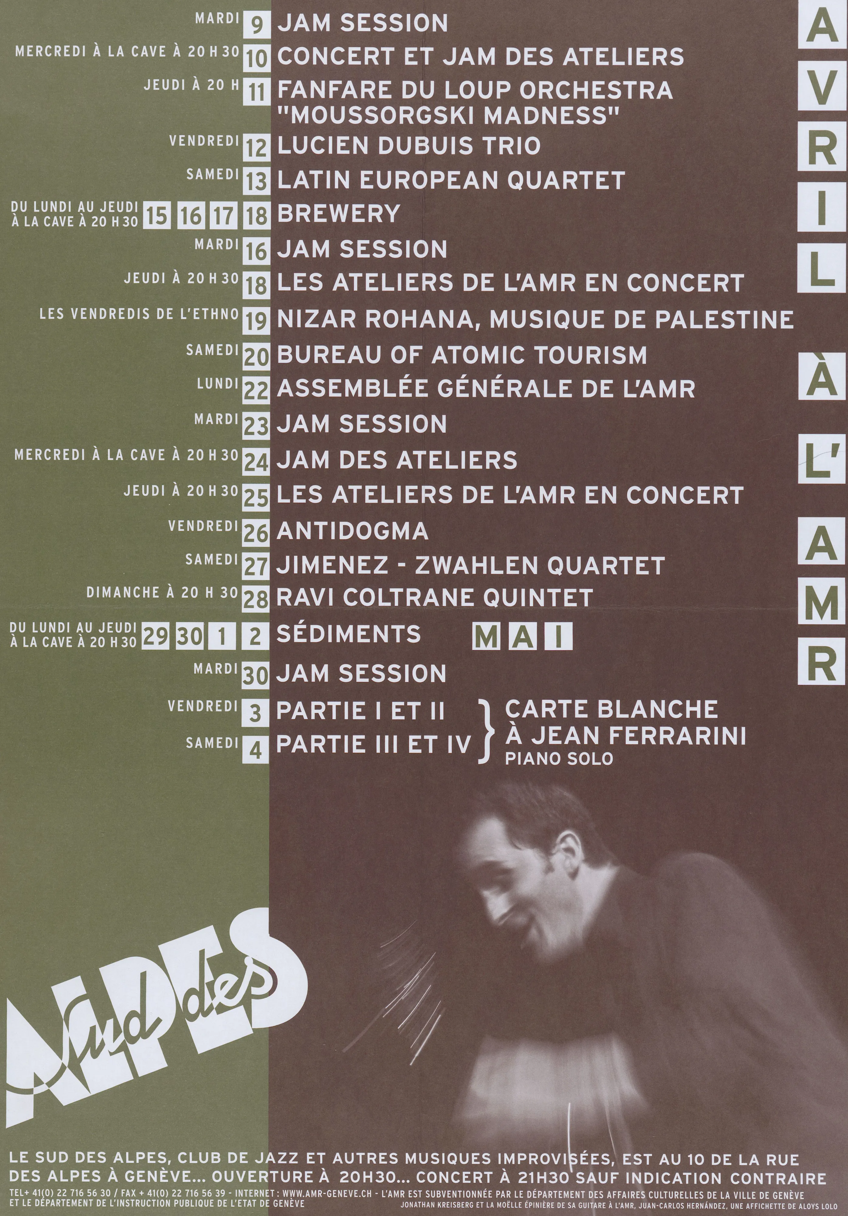 AMR Sud des Alpes, club de jazz et autres musiques improvisées