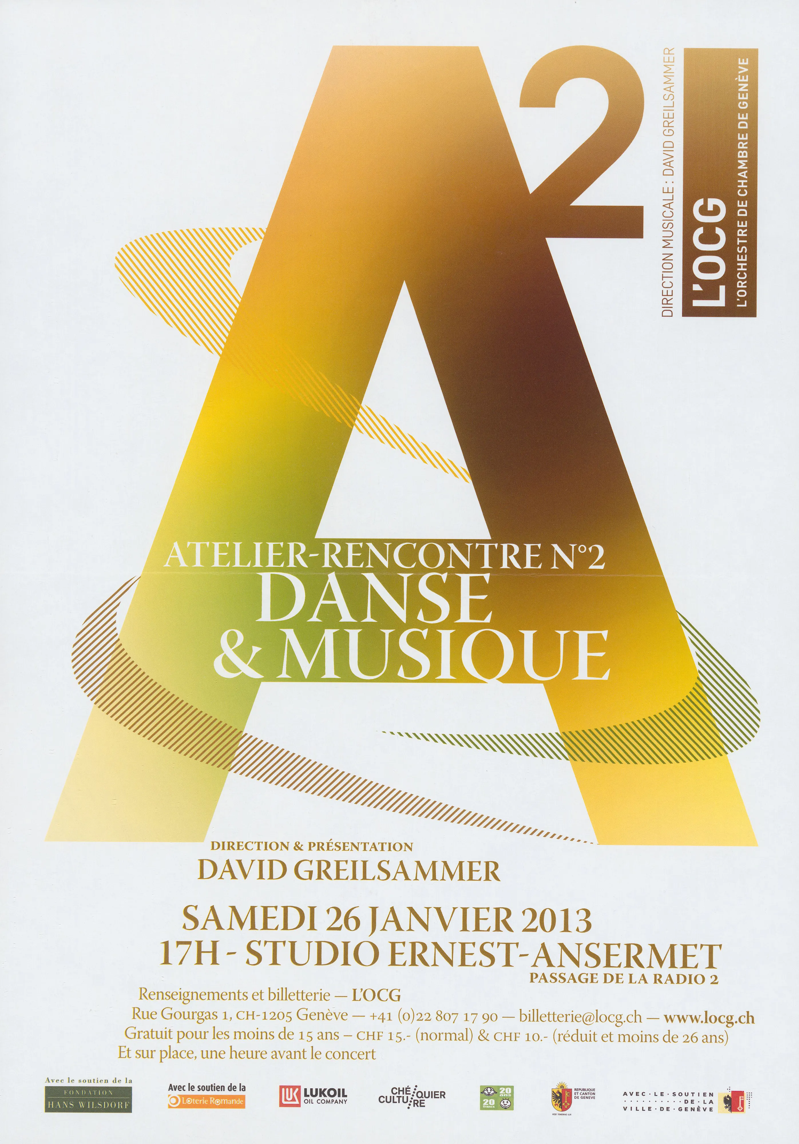 L’OCG, l’Orchestre de chambre de Genève