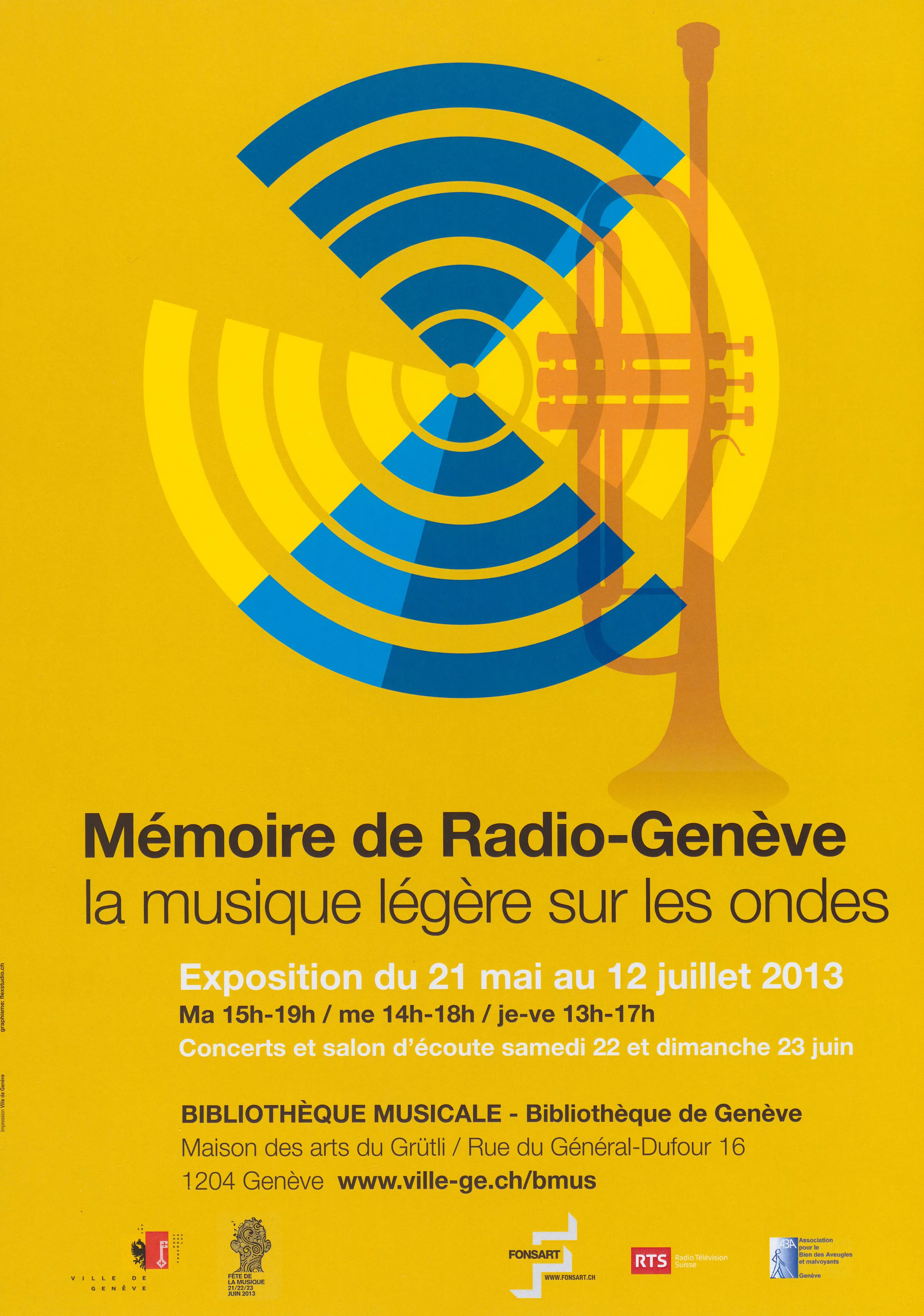 Mémoire de Radio-Genève : la musique légère sur les ondes, concerts et salon d’écoute samedi 22 et dimanche 23 juin