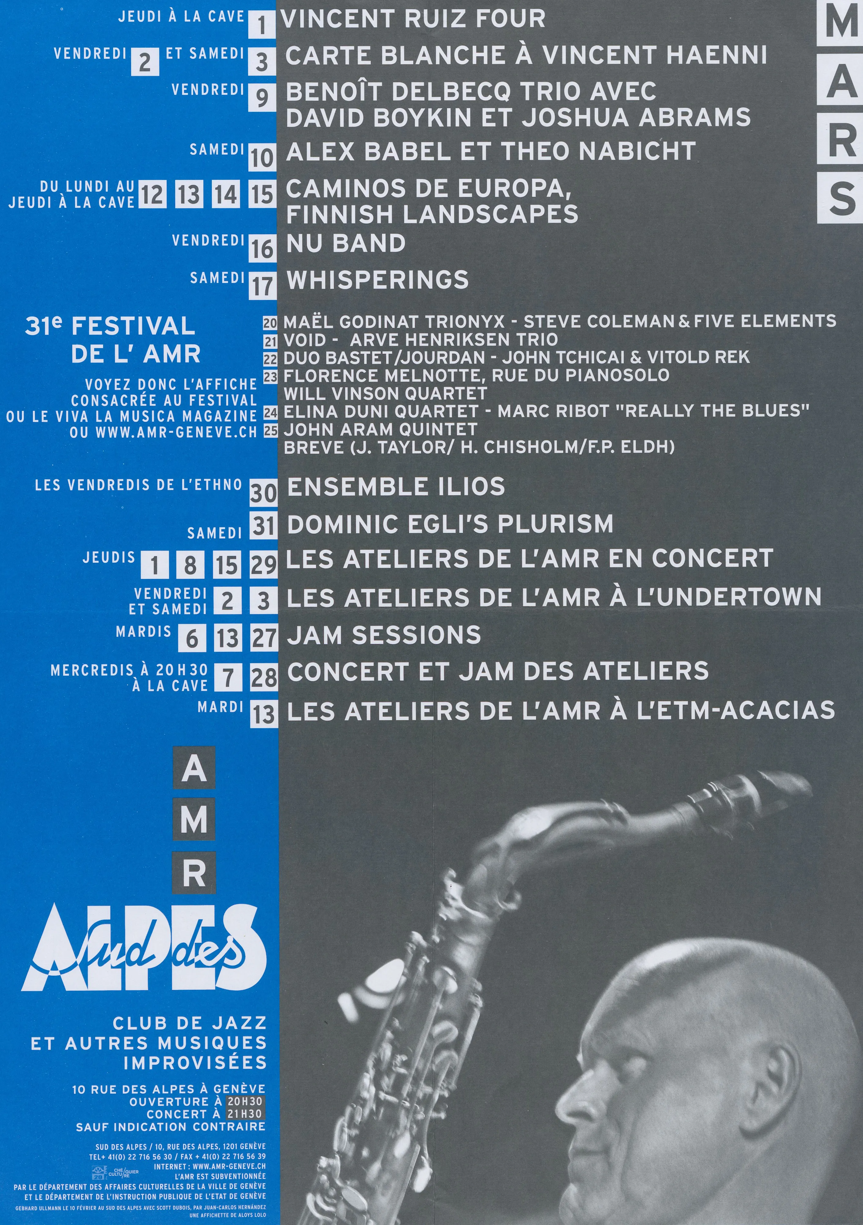 AMR Sud des Alpes, club de jazz et autres musiques improvisées