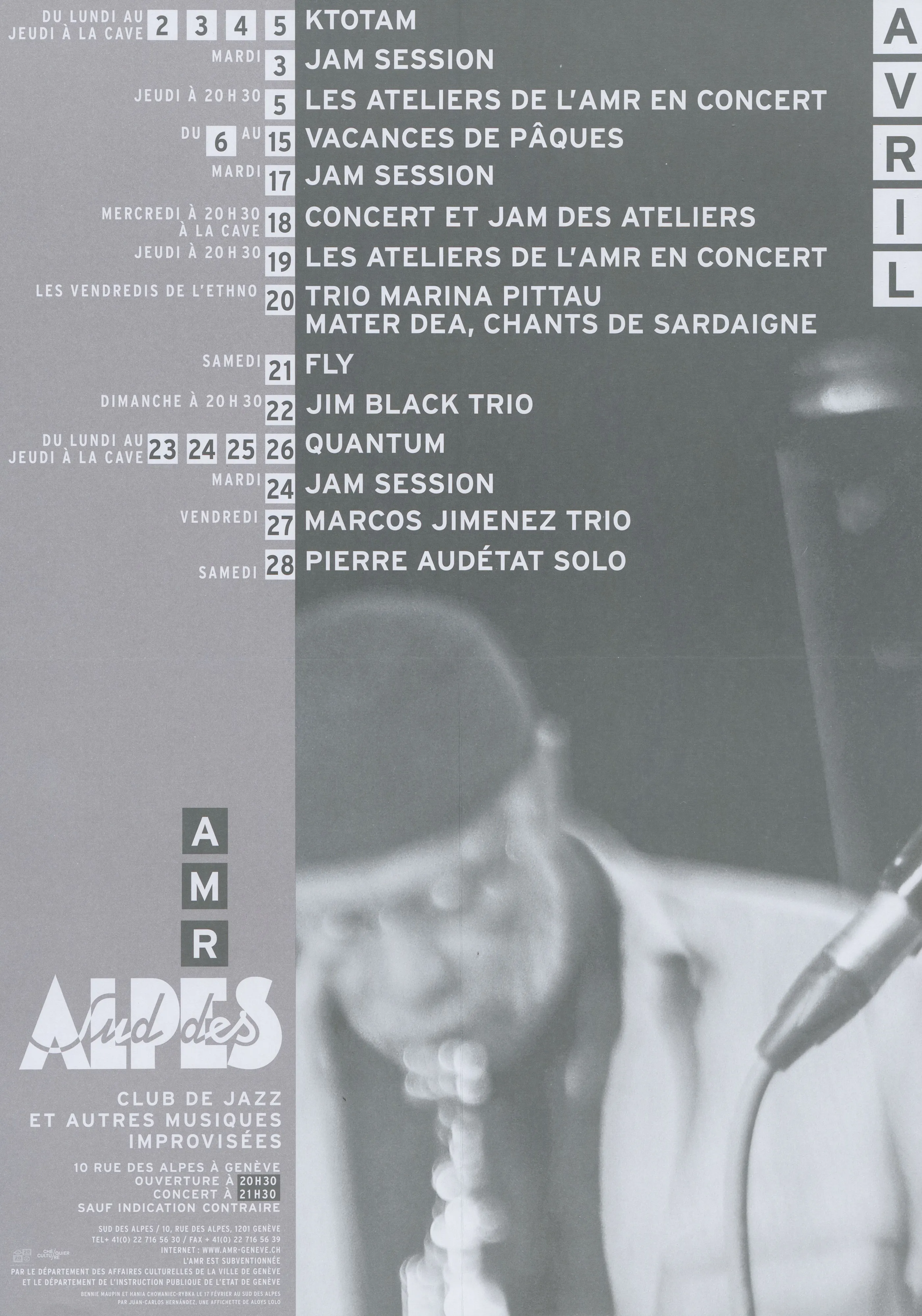 AMR Sud des Alpes, club de jazz et autres musiques improvisées