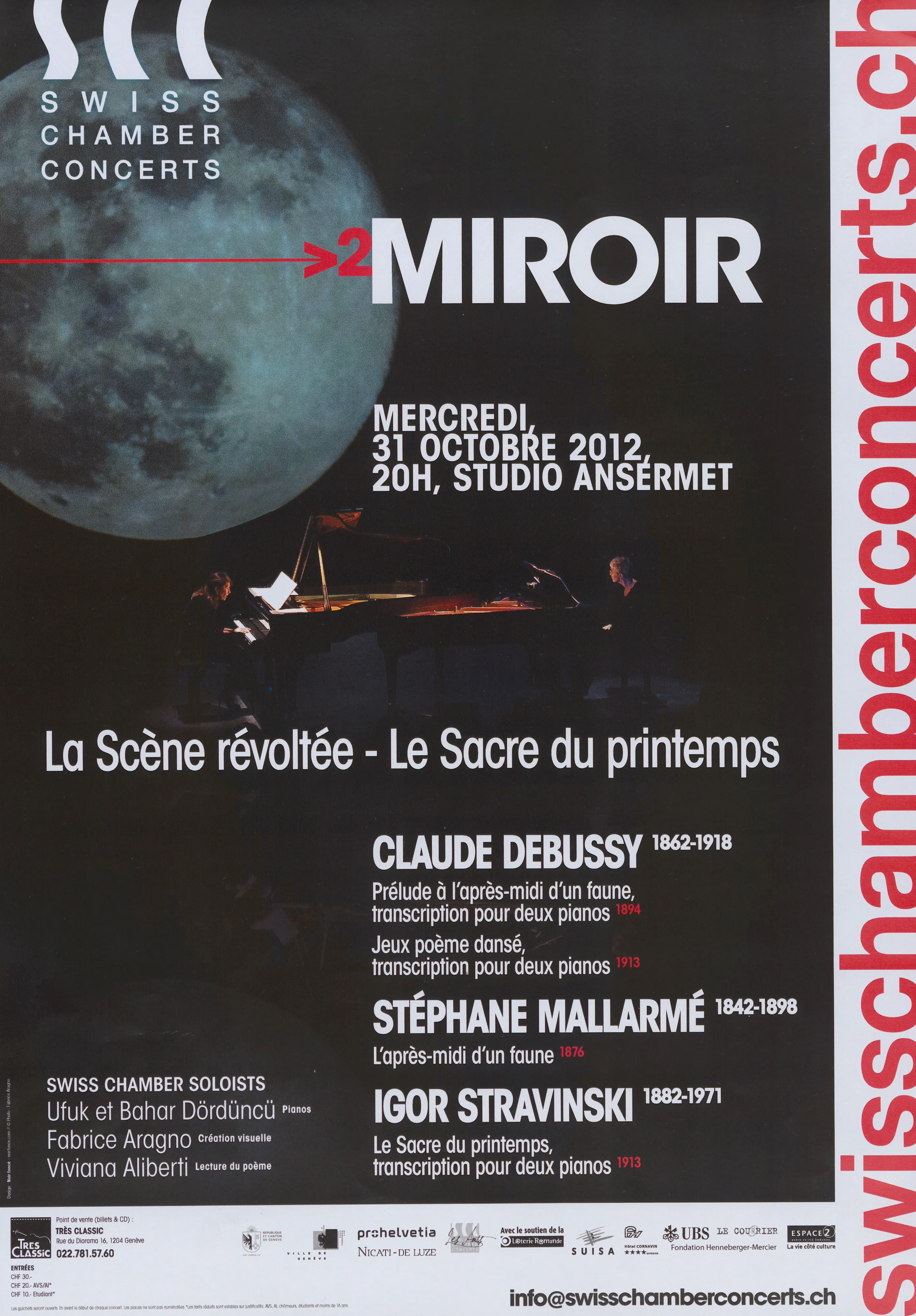2miroir, Swiss Chamber concerts