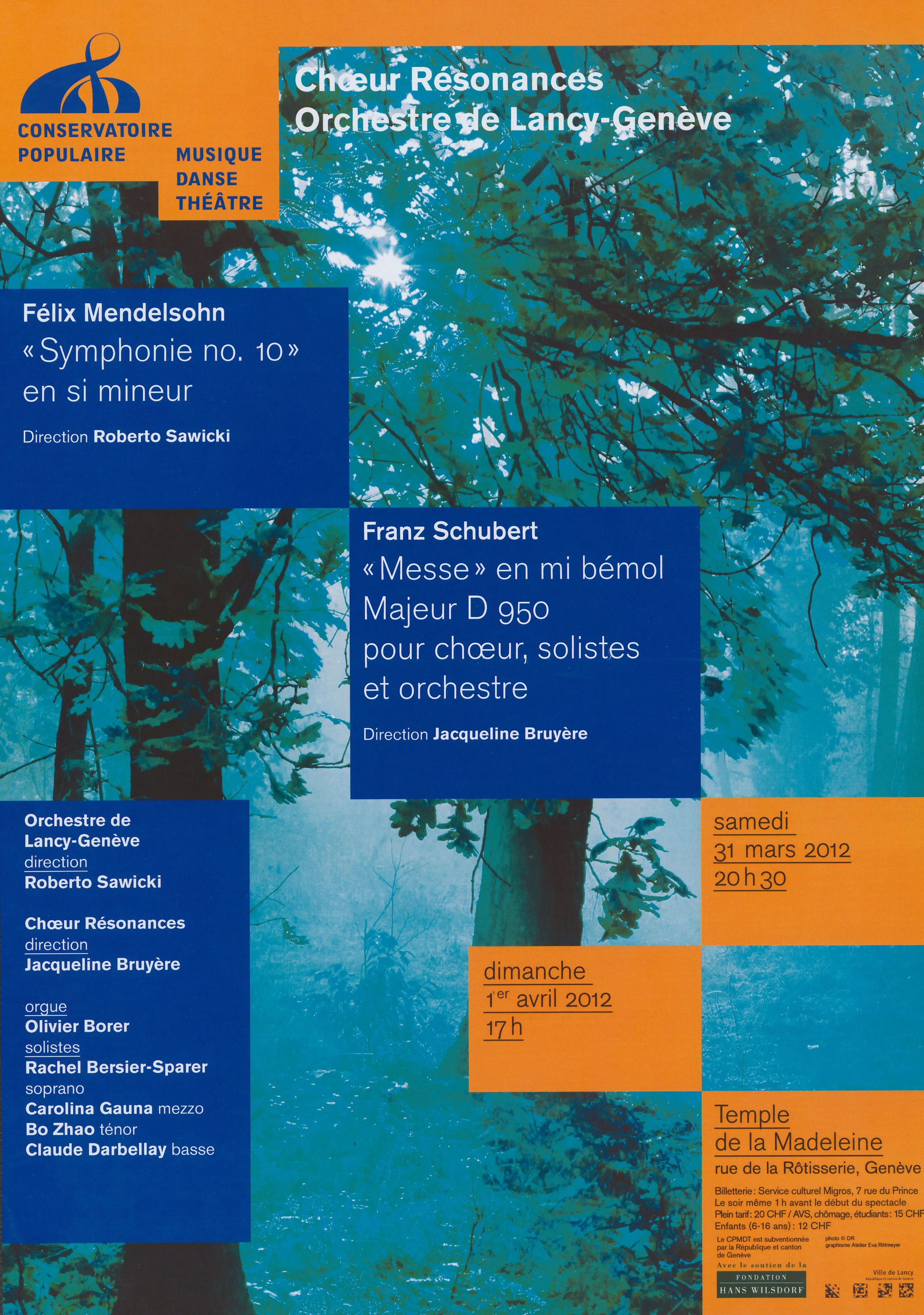 Choeur résonance, Orchestre de Lancy-Genève