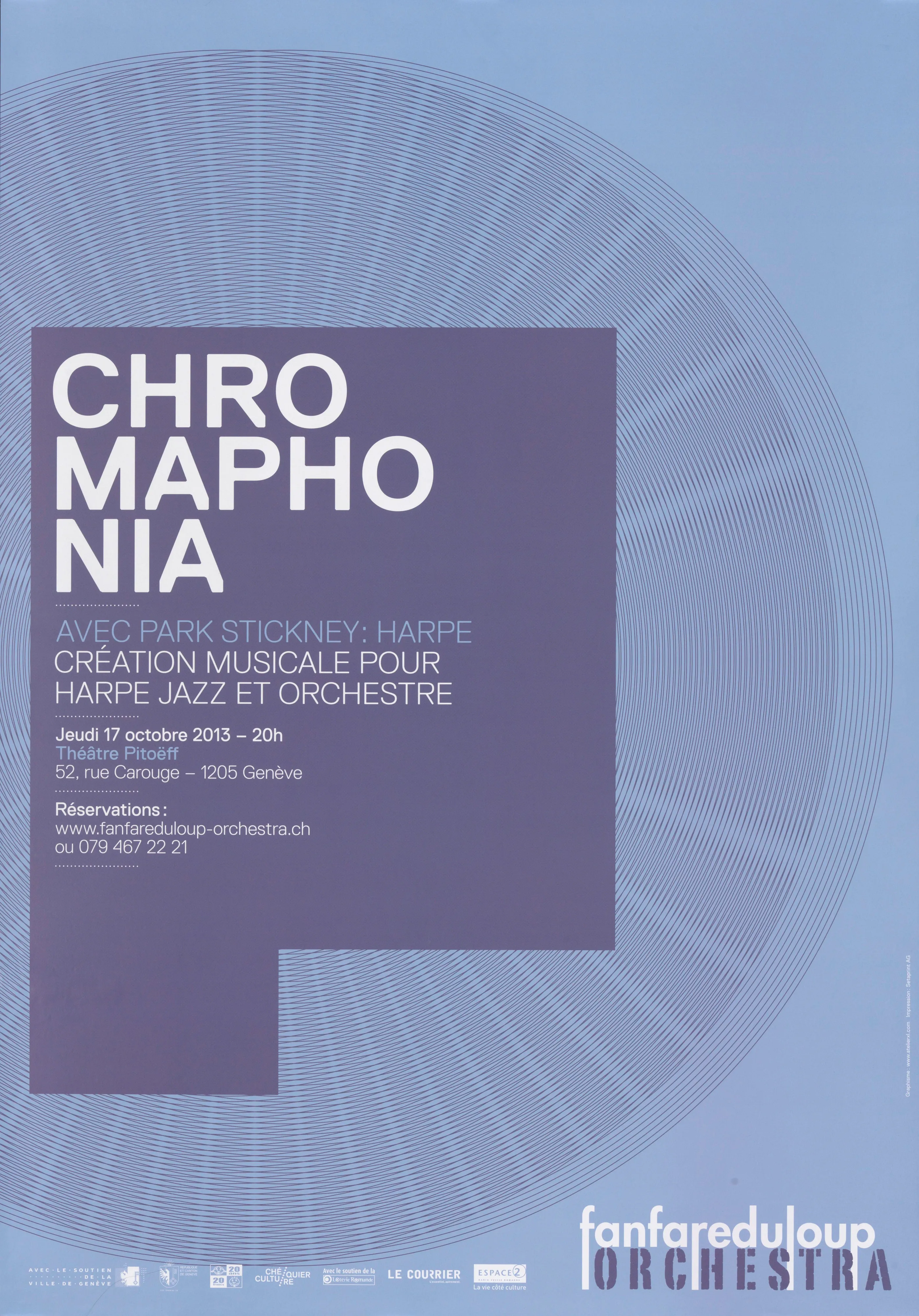 Chromaphonia, création musicale pour harpe jazz et orchestre