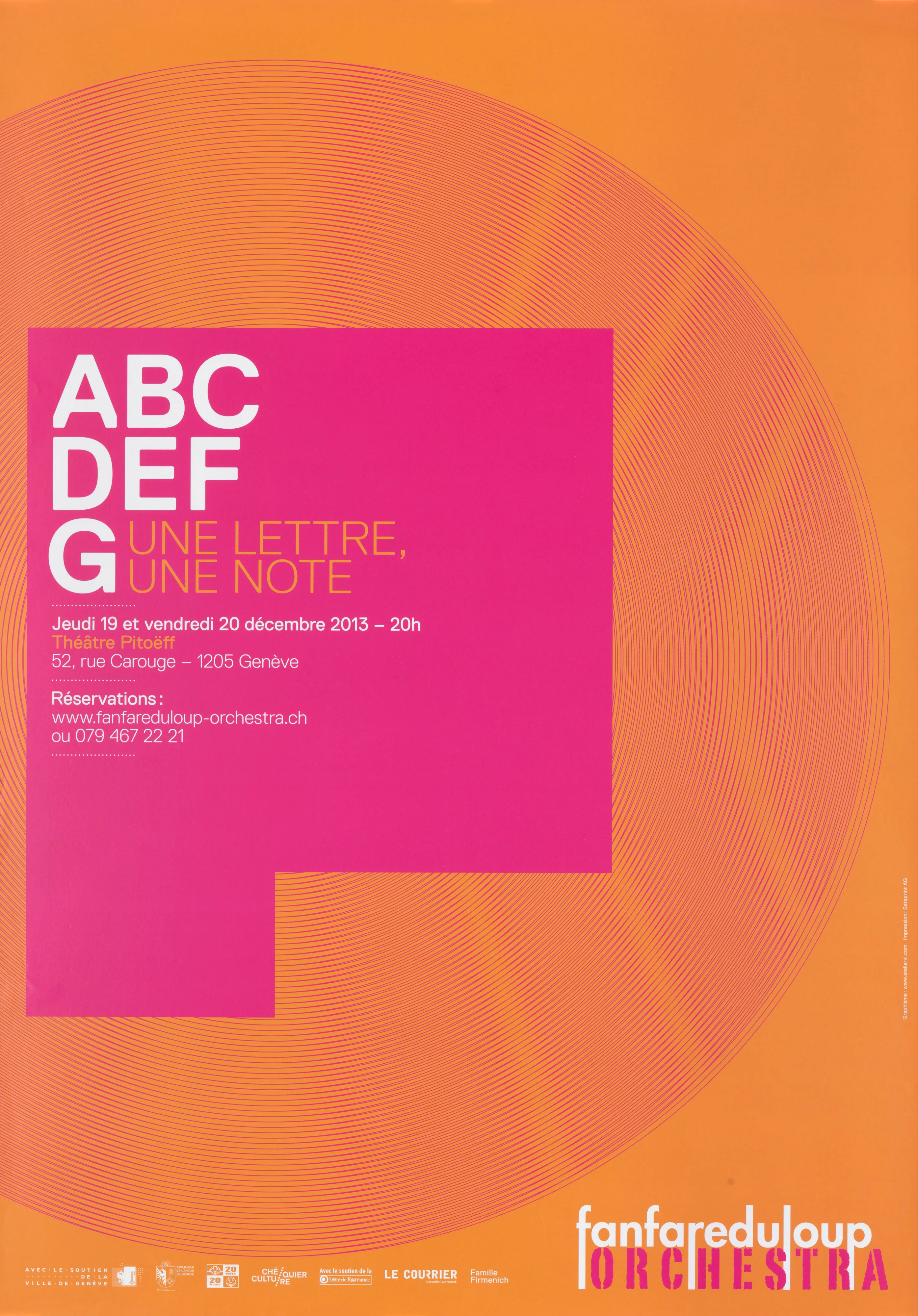 ABCDEFG, une lettre
