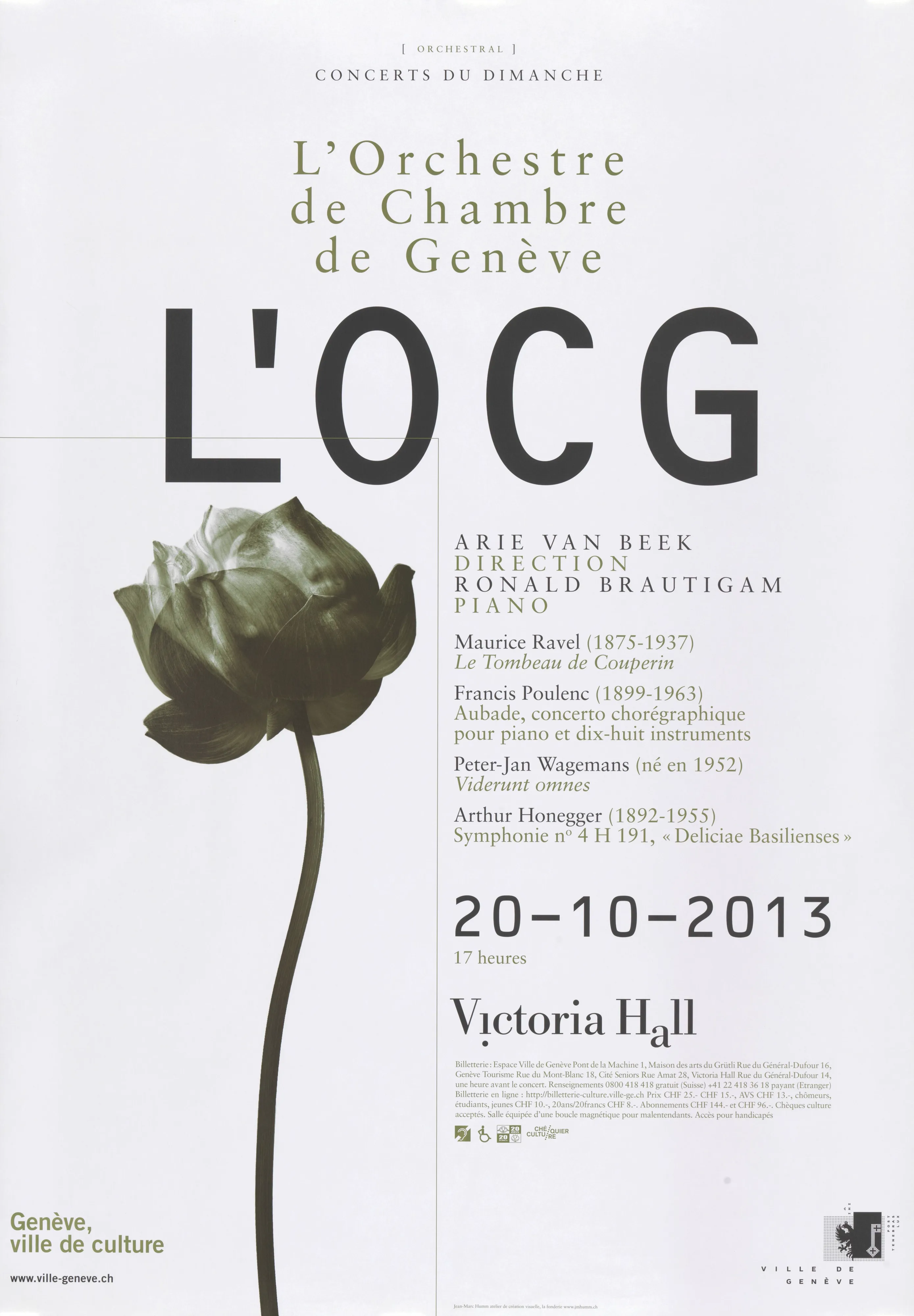 Concerts du dimanche, Orchestral