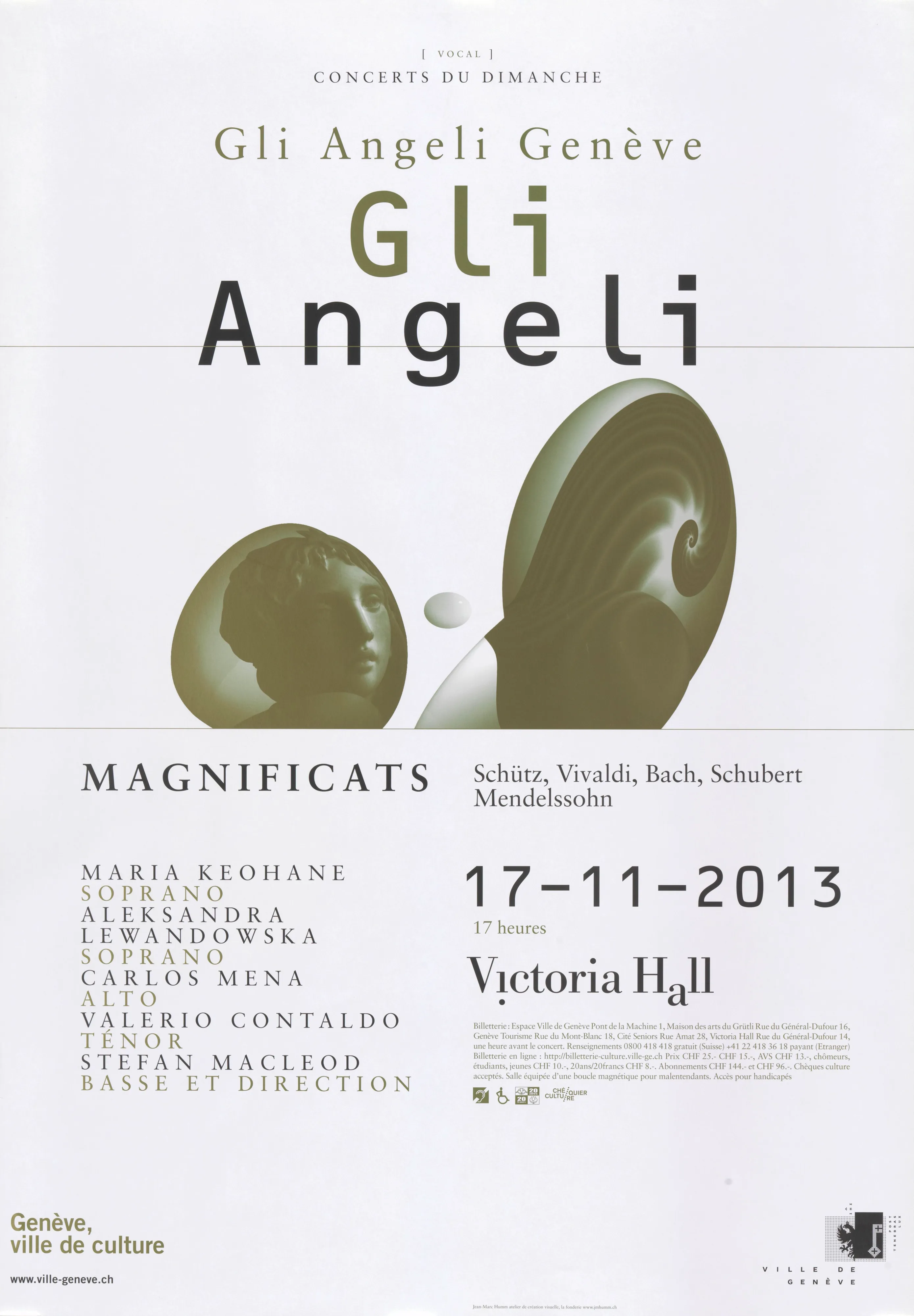 Gli Angeli, Concerts du dimanche