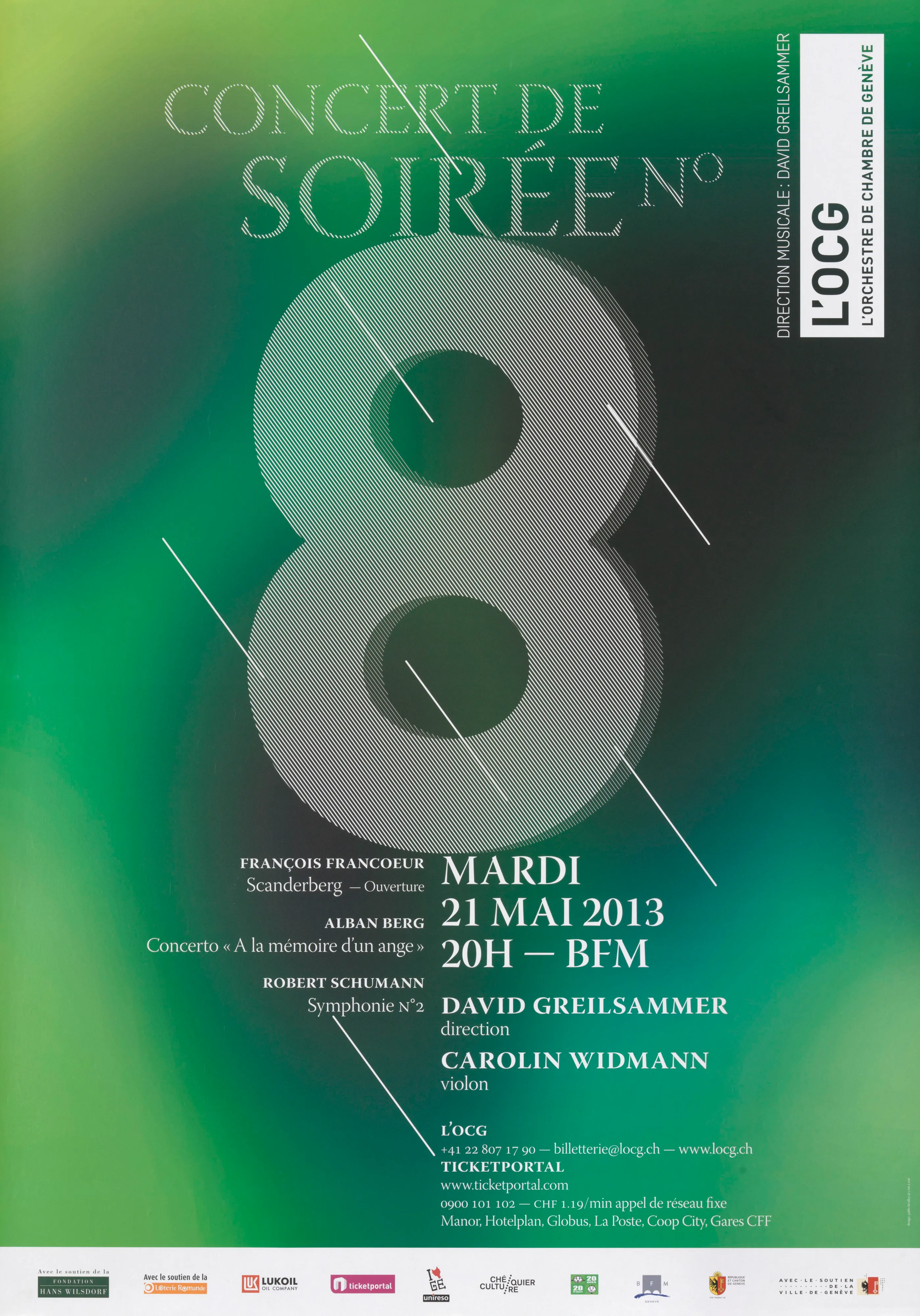 Concert de soirée No. 8, David Greilsammer direction