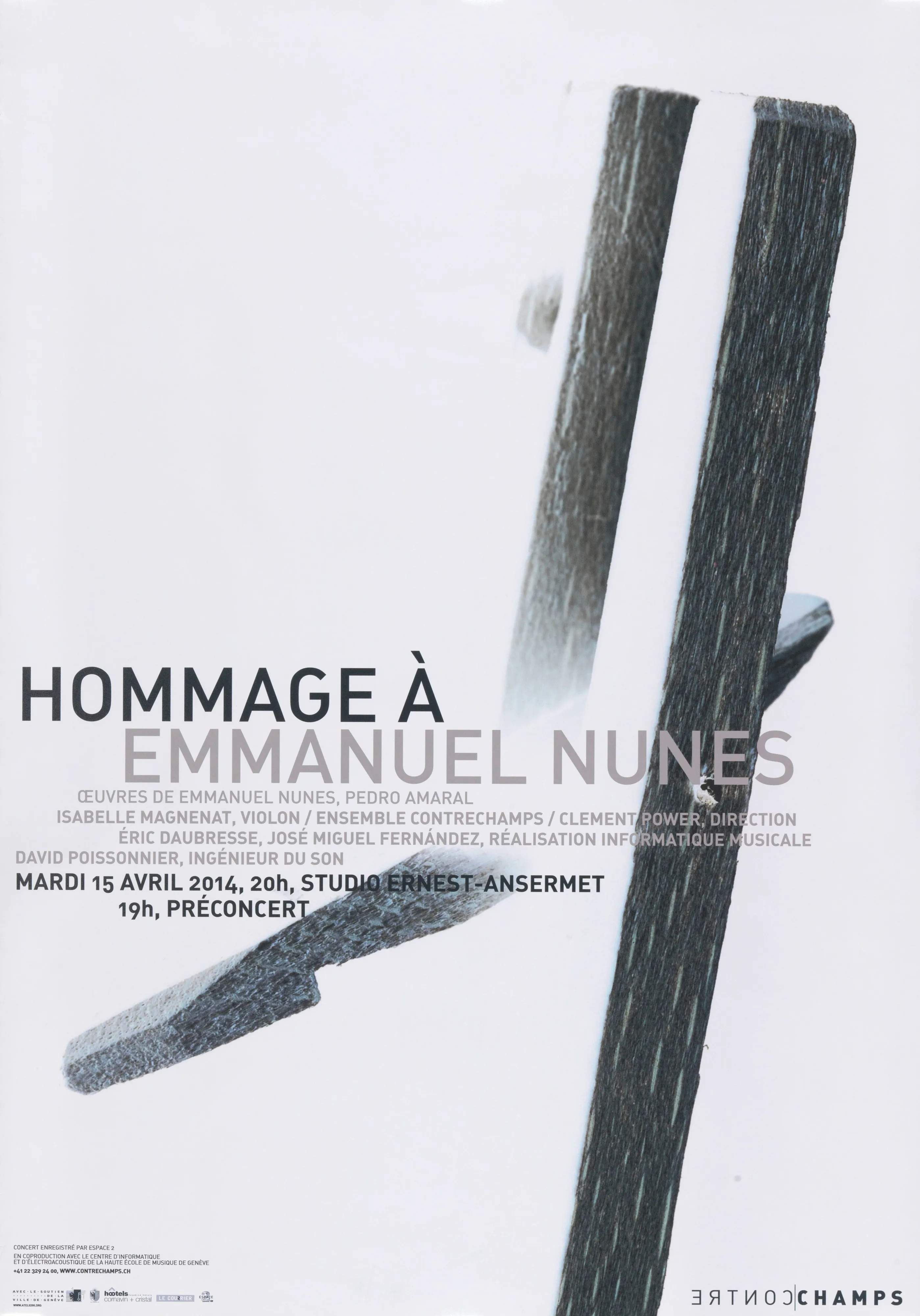 Hommage à Emmanuel Nunes, oeuvres de Emmanuel Nunes