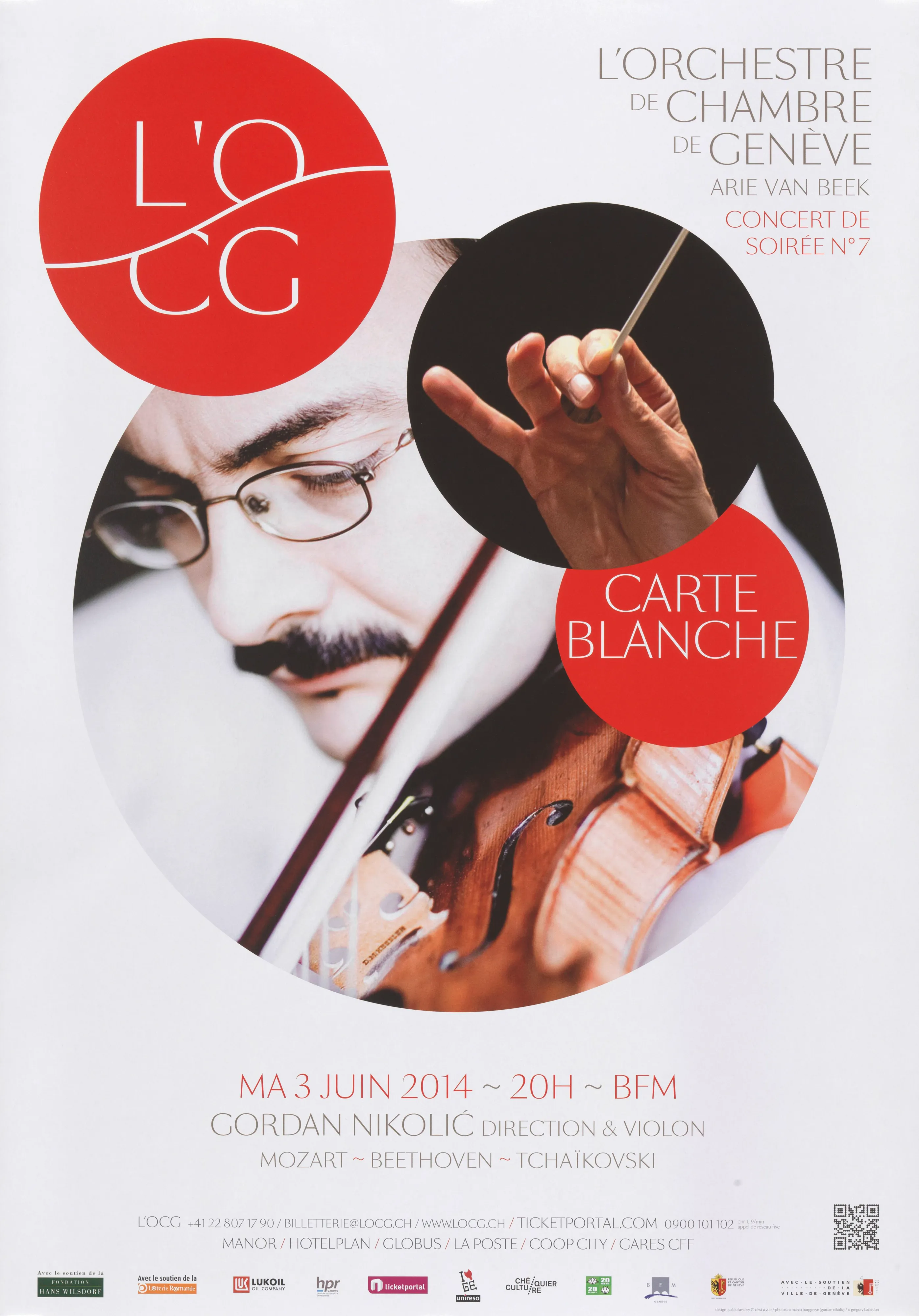 Carte blanche, concert de soirée No 7