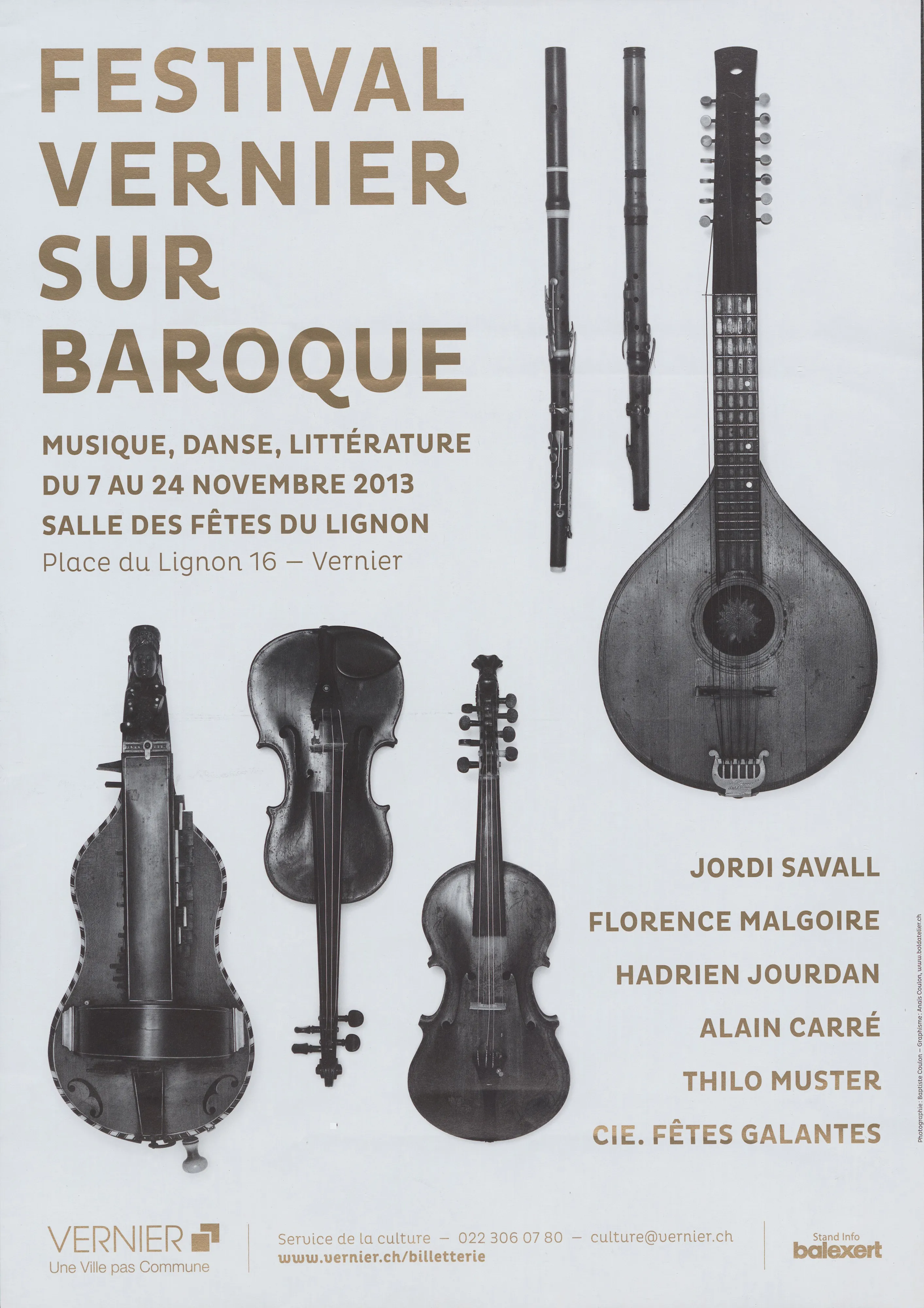 Festival Vernier sur baroque, musique danse