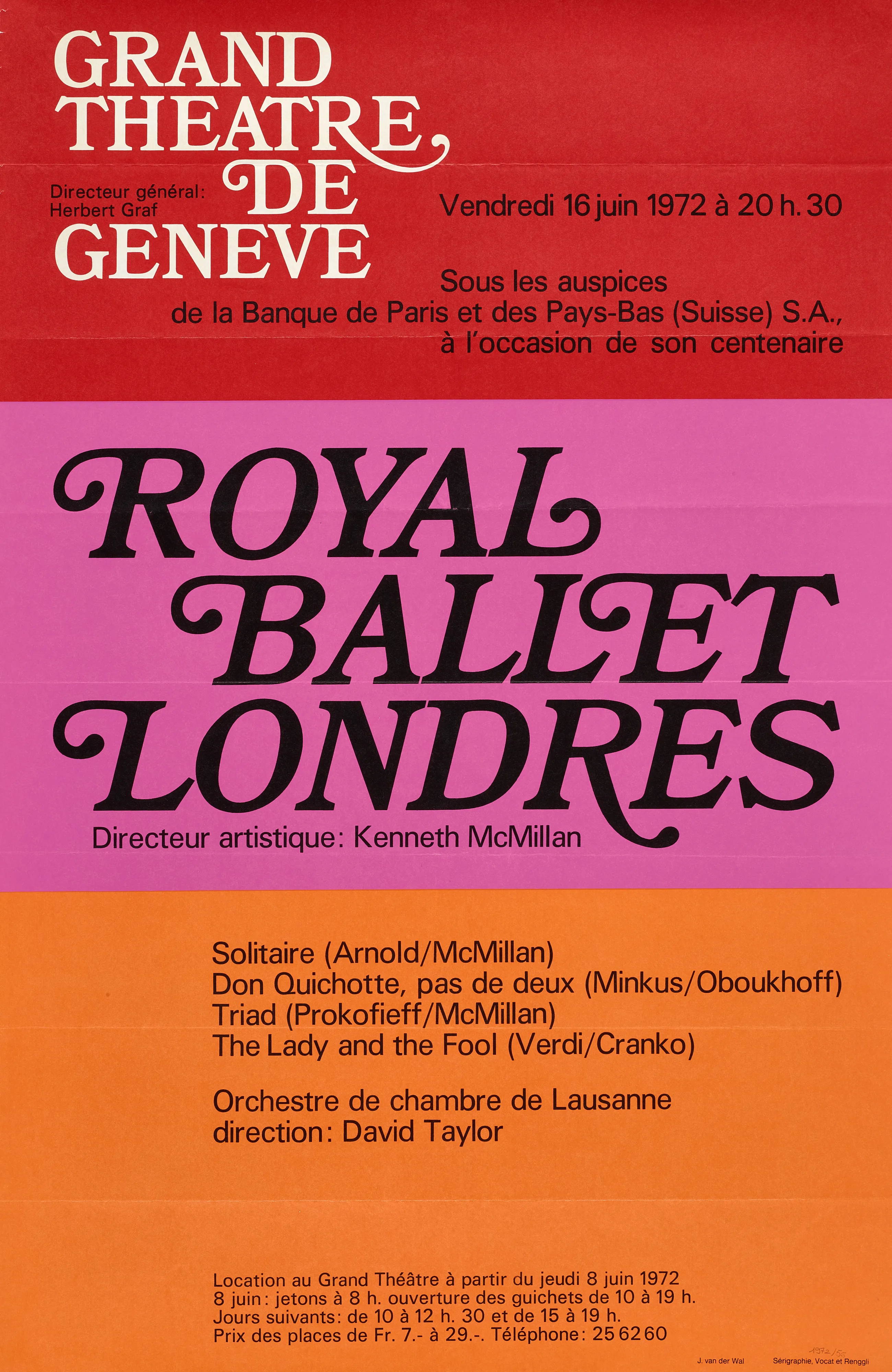 Royal Ballet Londres, Kenneth McMillan directeur artistique