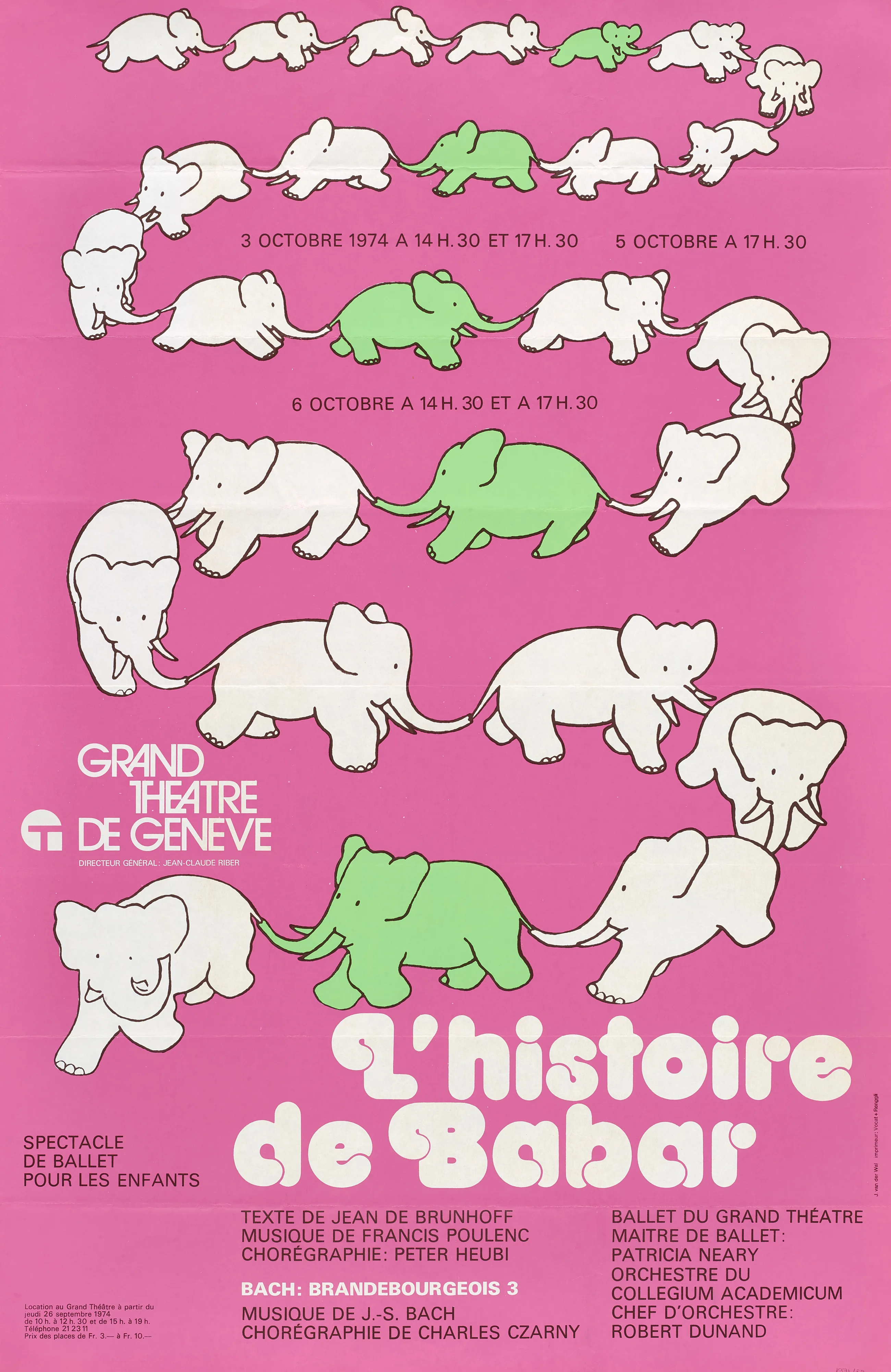 L’histoire de Babar, spectacle de ballet pour les enfants