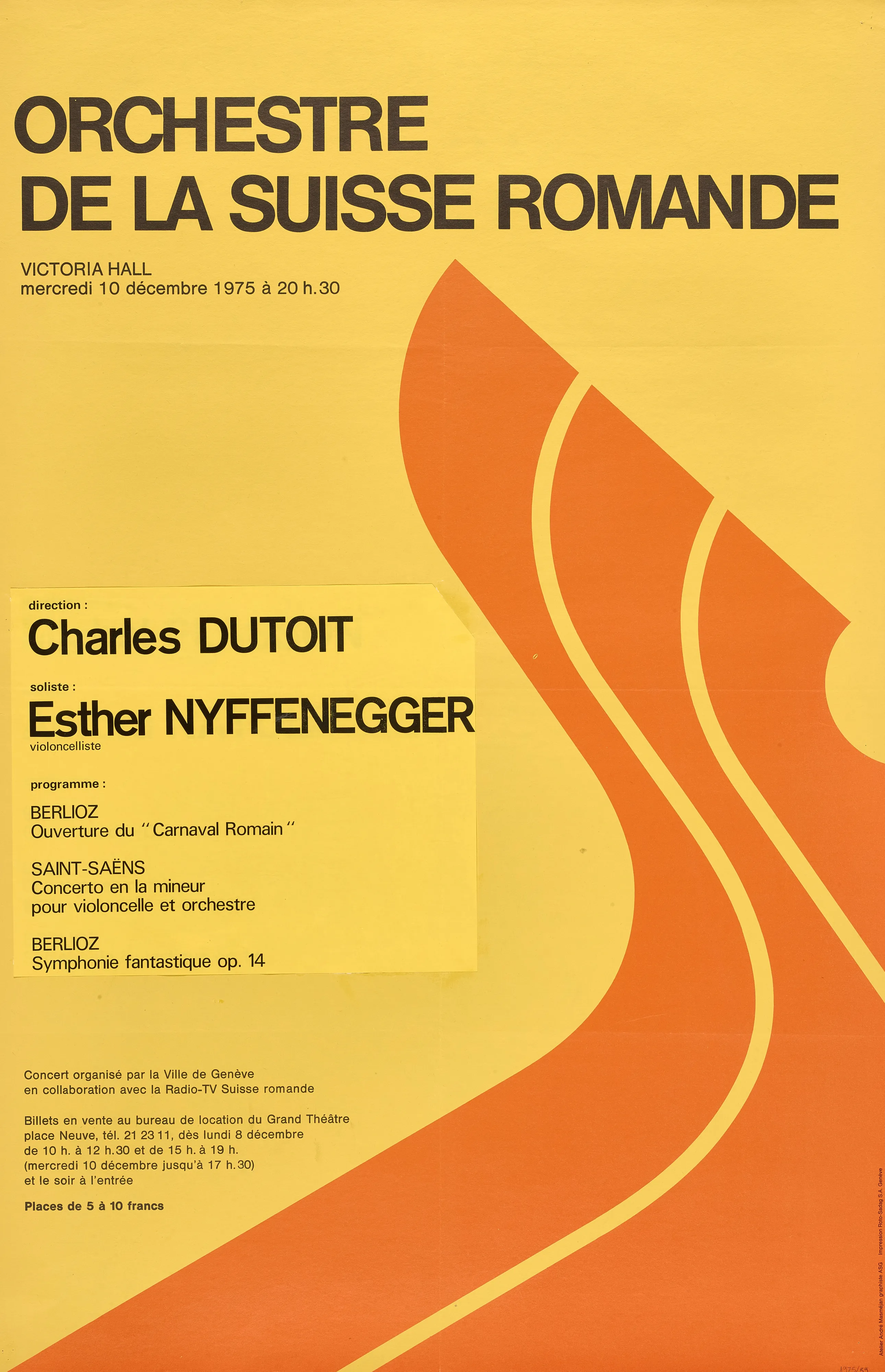Orchestre de la Suisse Romande, Charles Dutoit direction