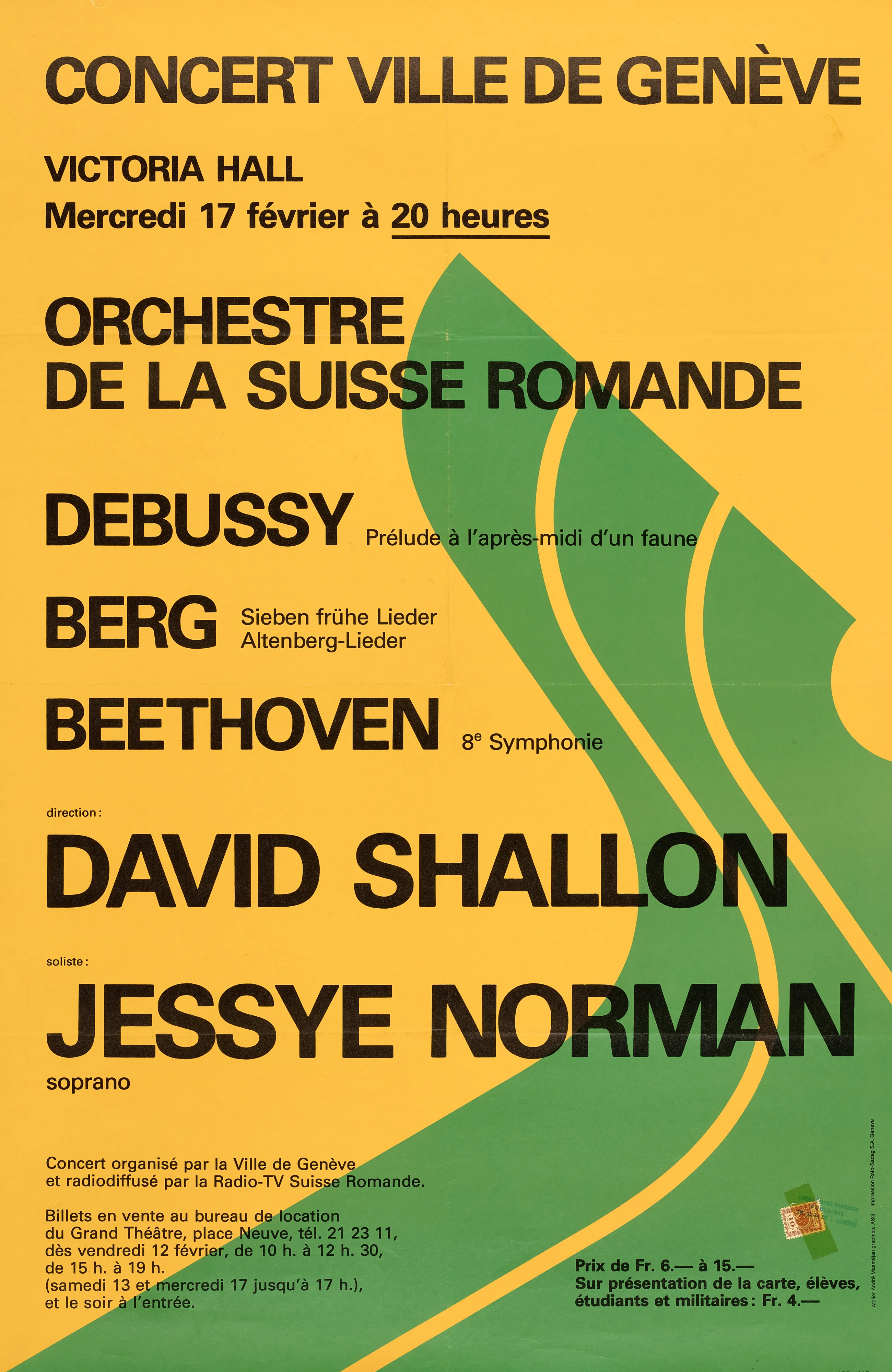 Concert, Orchestre de la Suisse romande