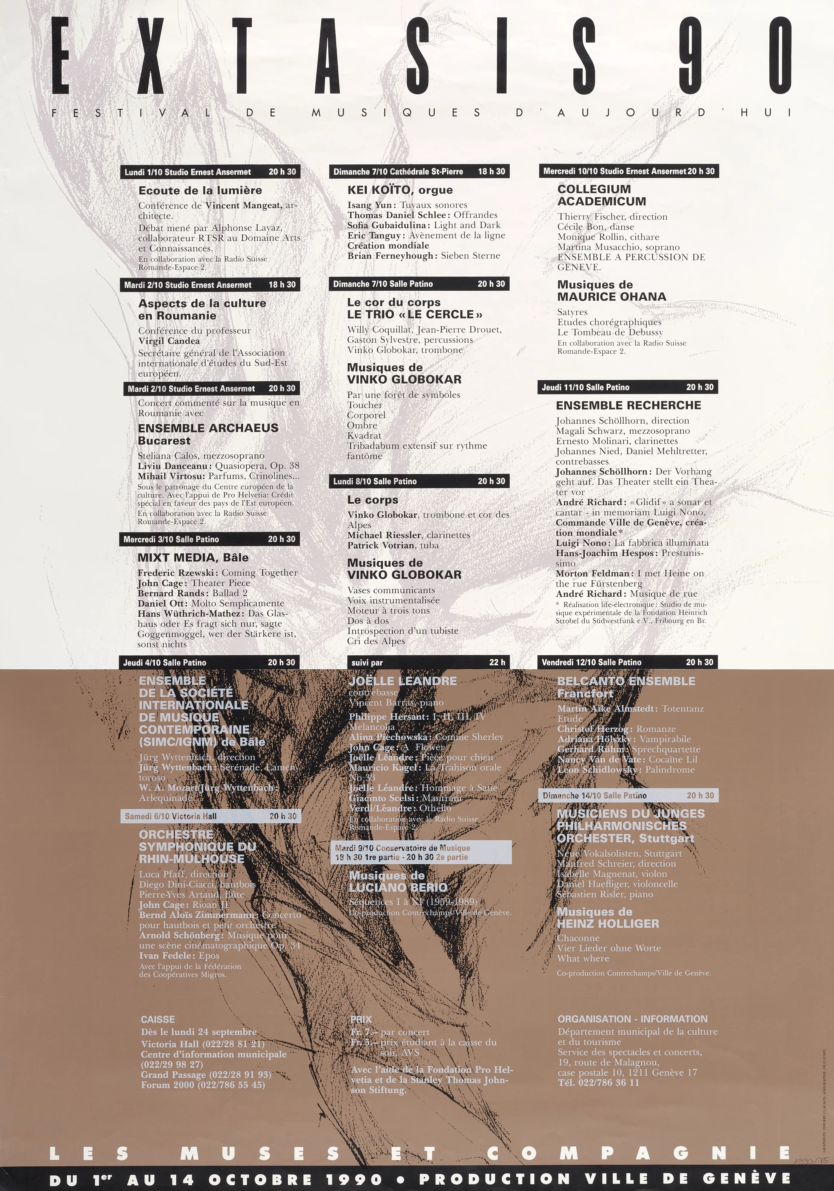 Extasis 90, Festival de Musiques d’Aujourd’hui